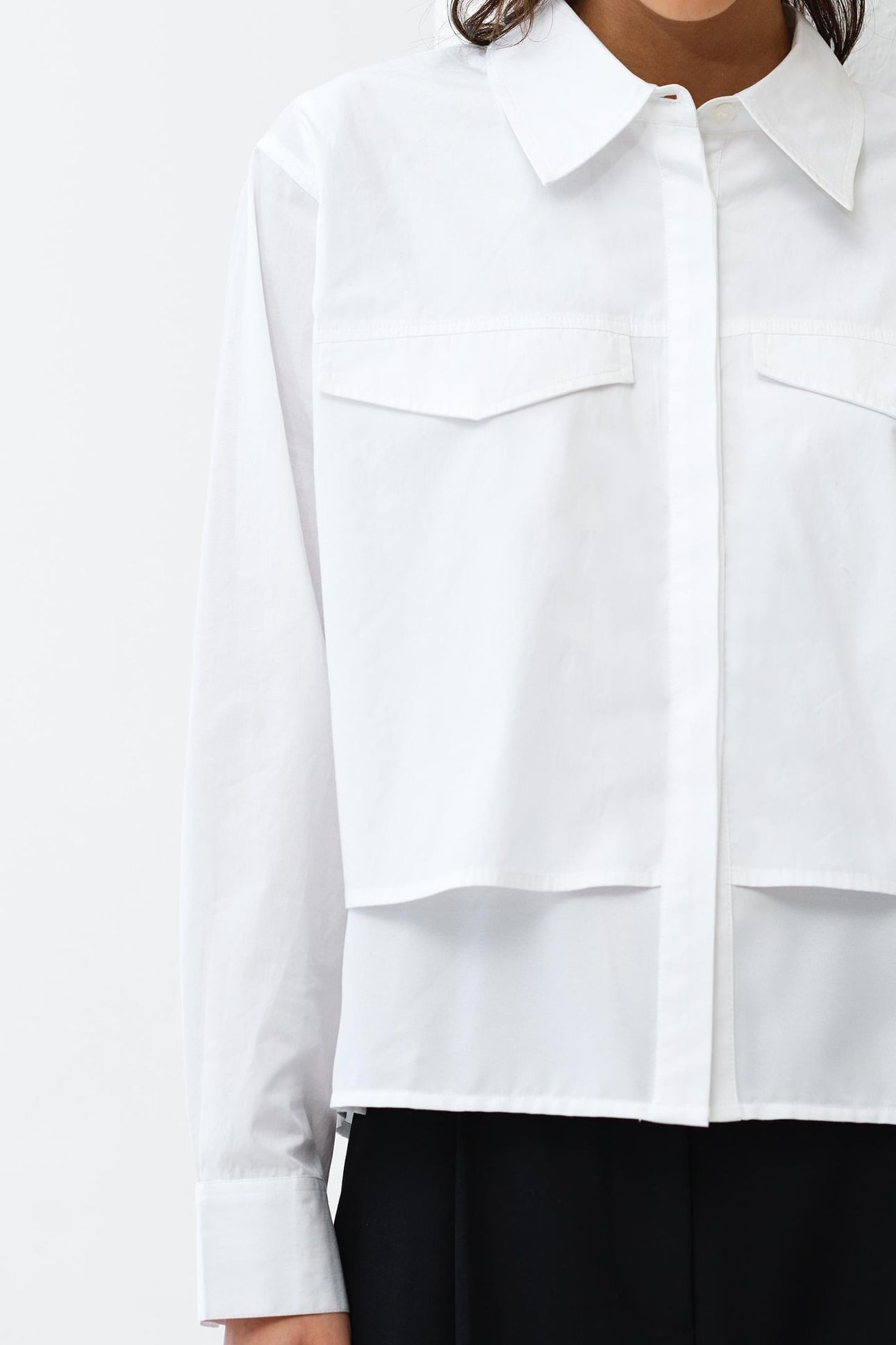CAMBRIA MILLA MIX SHIRT LINEN WHITE 3