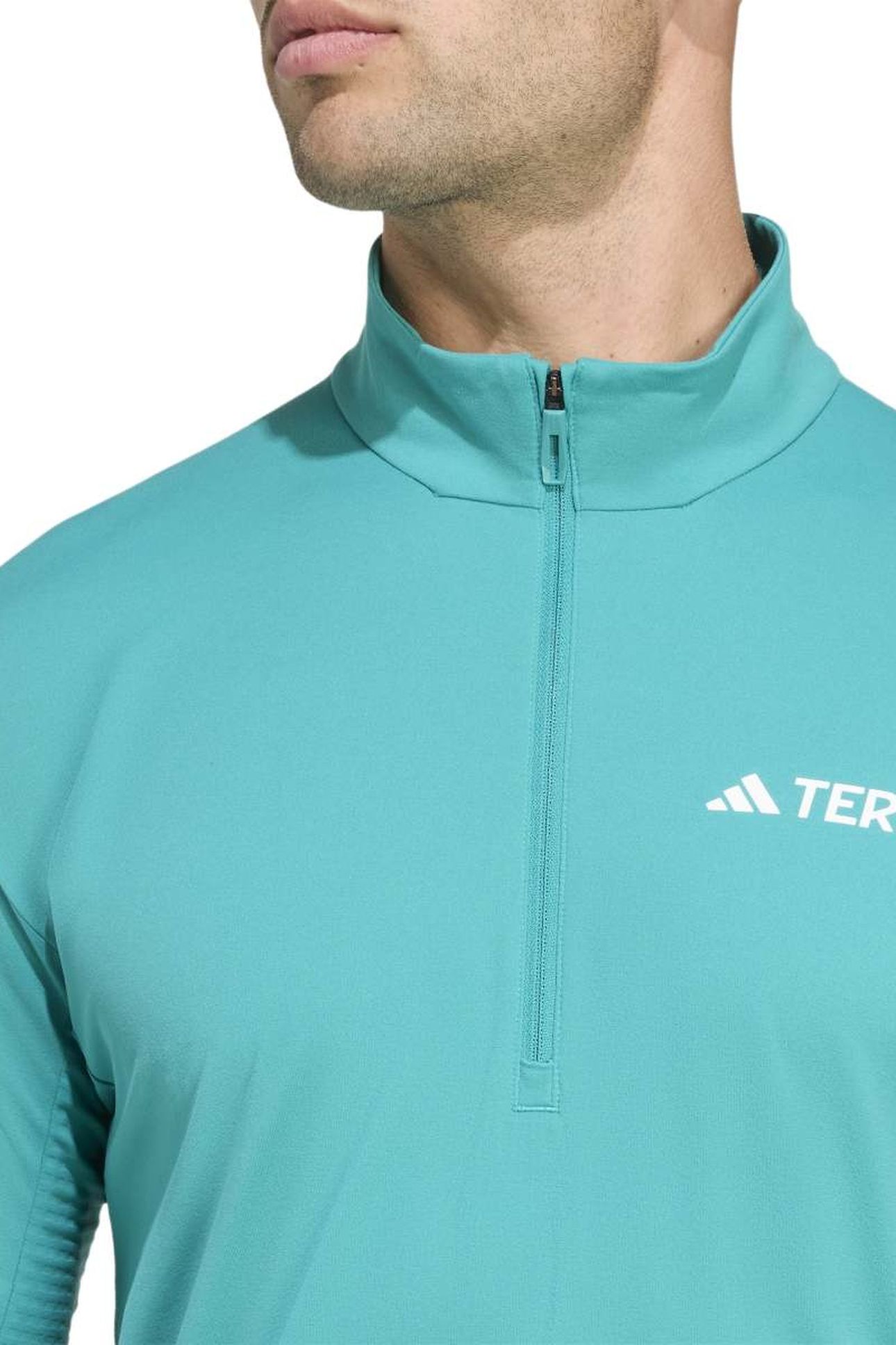UNISEX TERREX HALF-ZIP LONG-SLEEVE PURE TEAL 5