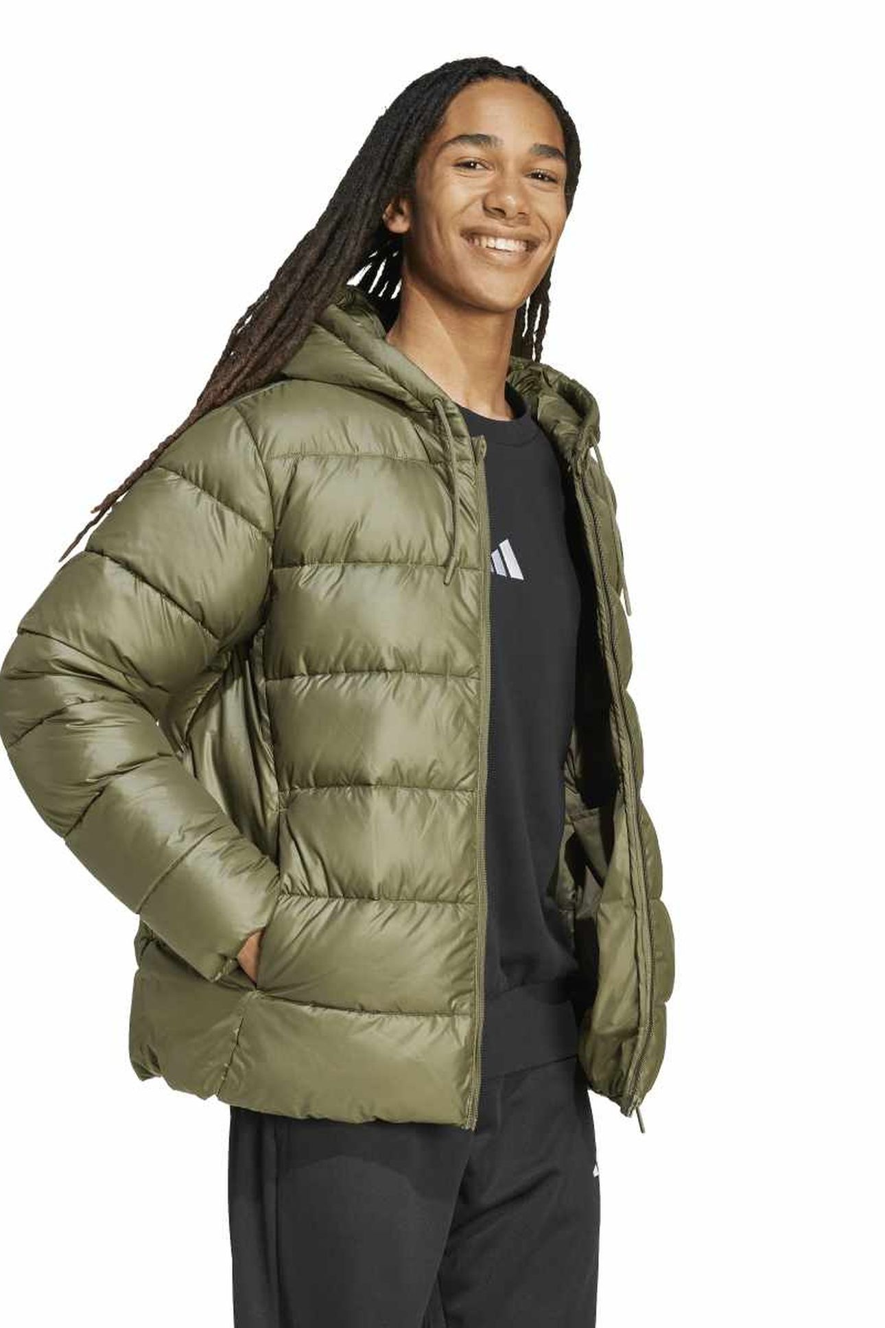 UNISEX ESSENTIAL SD PUFFER JACKET OLIVE STRATA 2
