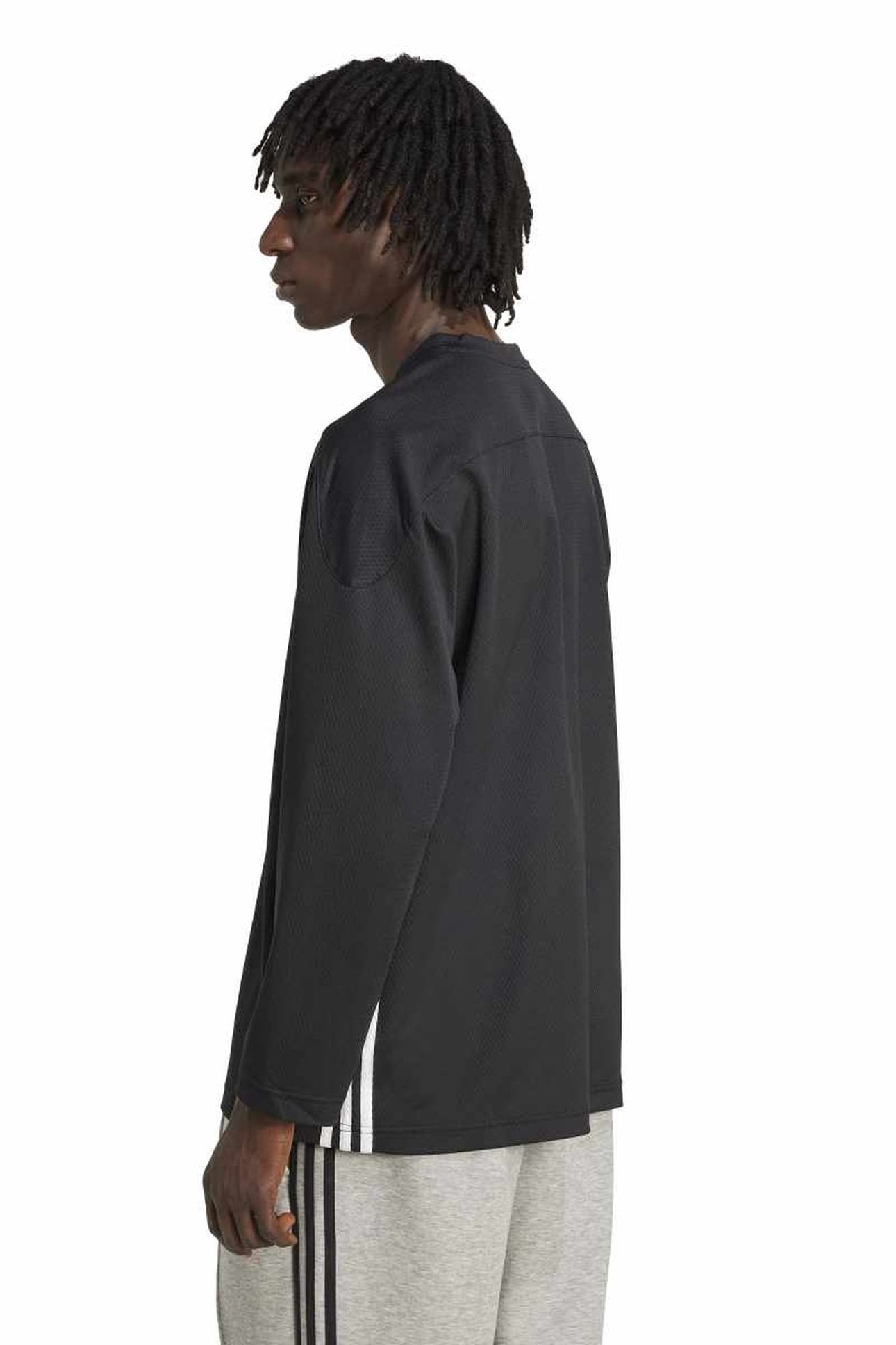 UNISEX MESH LS BLACK 2