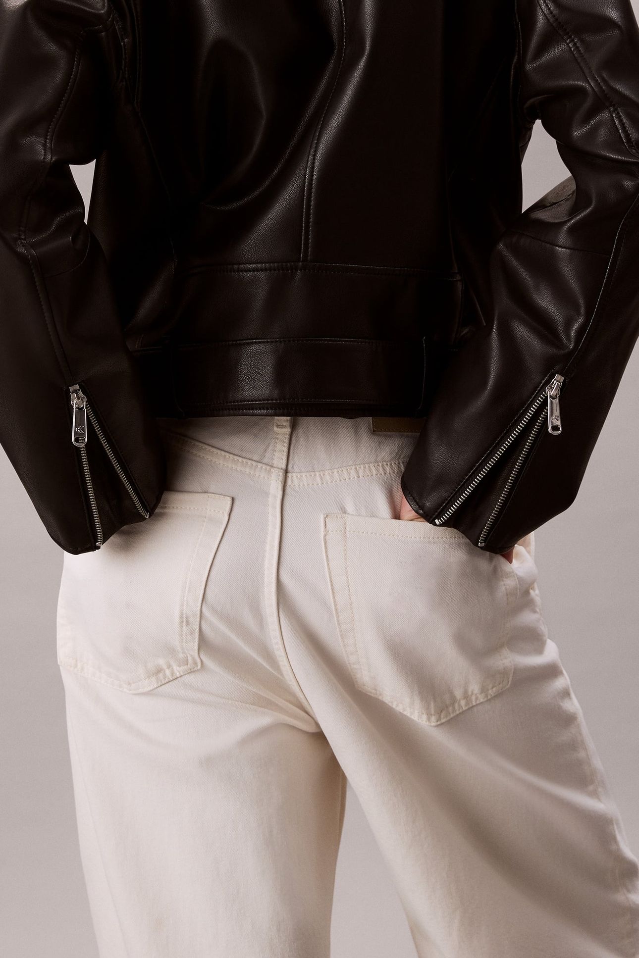 FAUX LEATHER MOTO JACKET BLACK BEAUTY 4