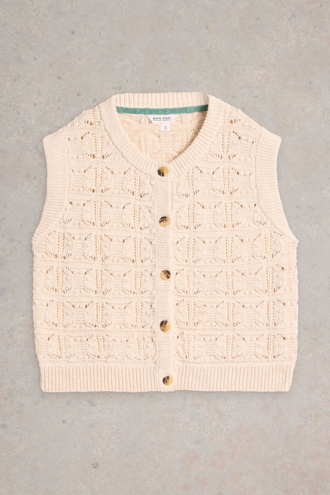 ANNA STITCH TANK LIGHT NATURAL 4