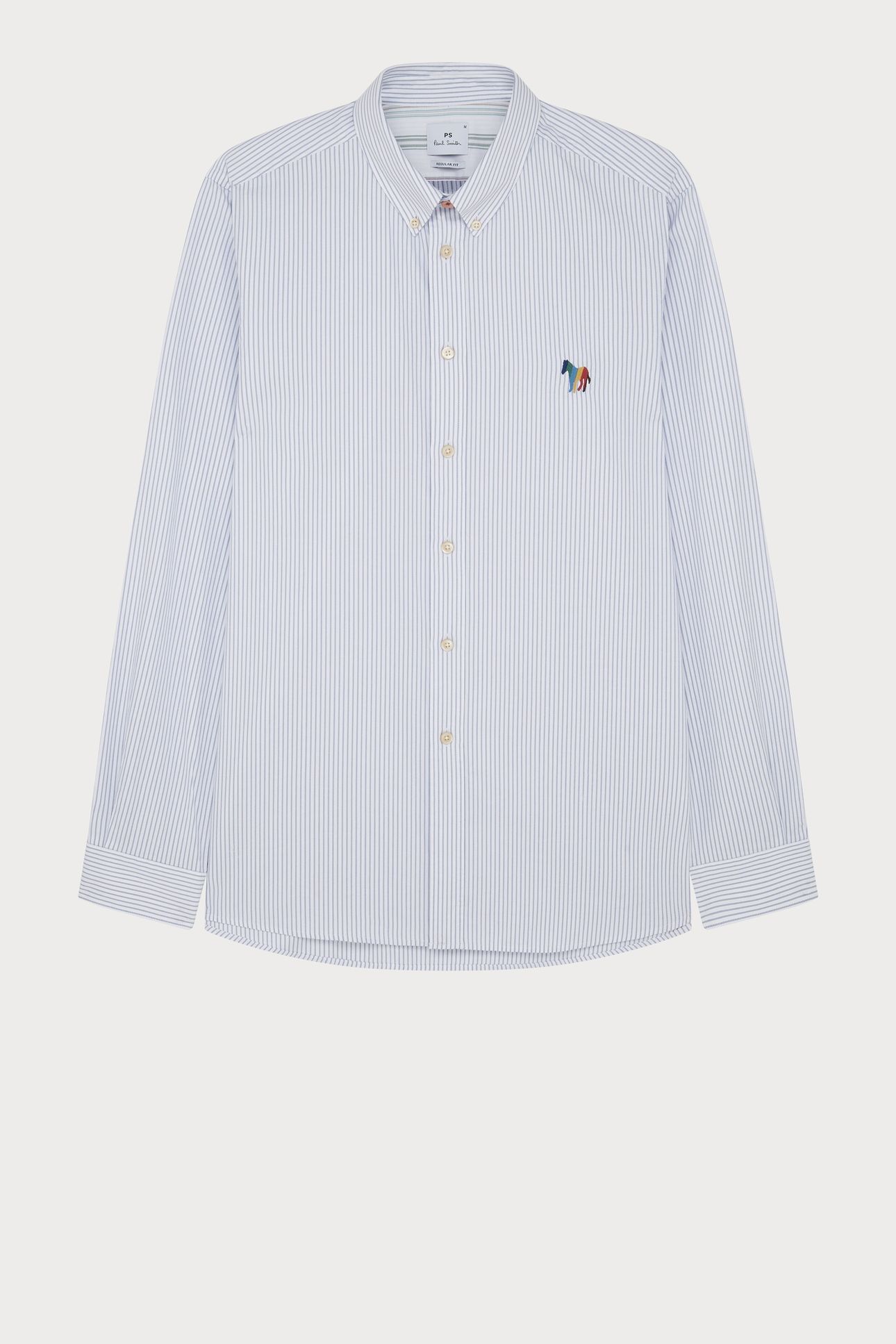 MENS LS REGULAR FIT SHIRT GREYISH BLUE 1