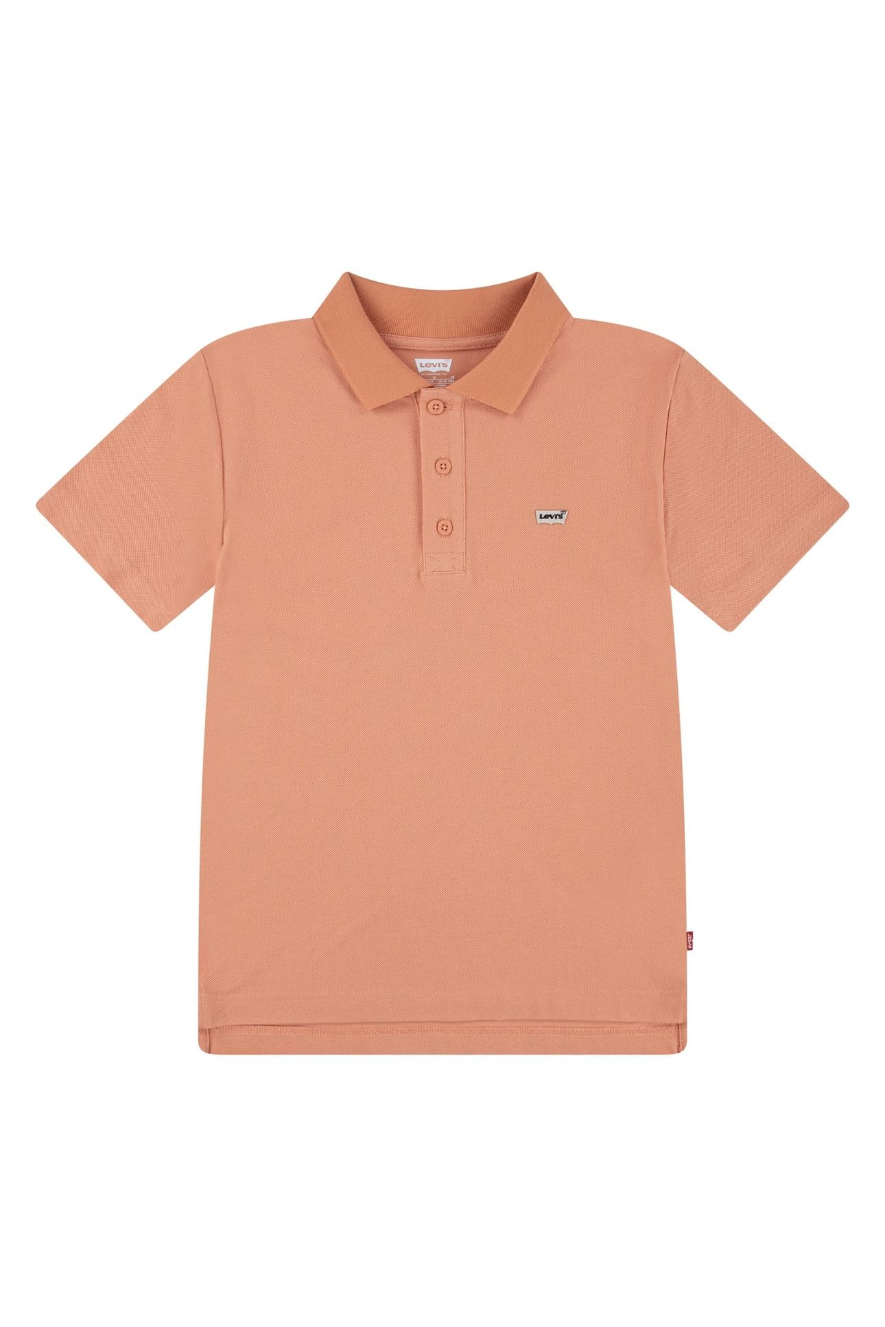 BOYS BACK NECK TAPE POLO TAWNY ORANGE 1