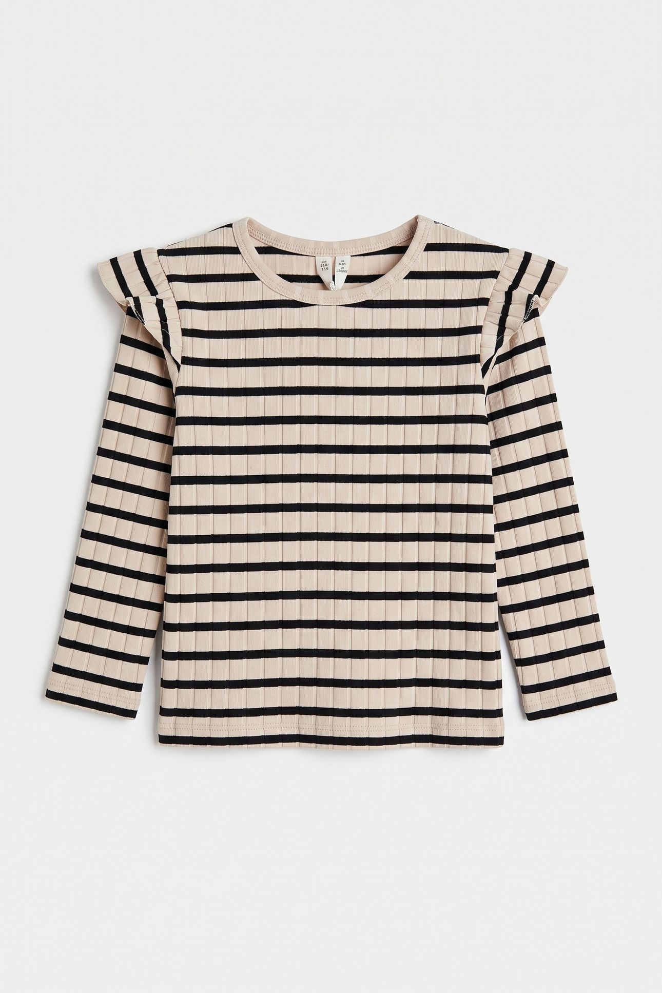 IRMA FRILL LS TOP BLACK 2