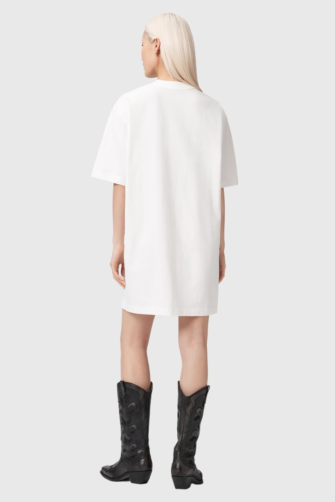SNAKEHEAD TEE DRESS CHALK WHITE 3