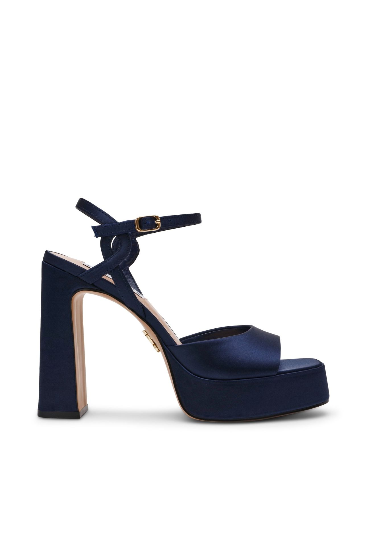 MILIANA SANDALS BLUE SATIN 1