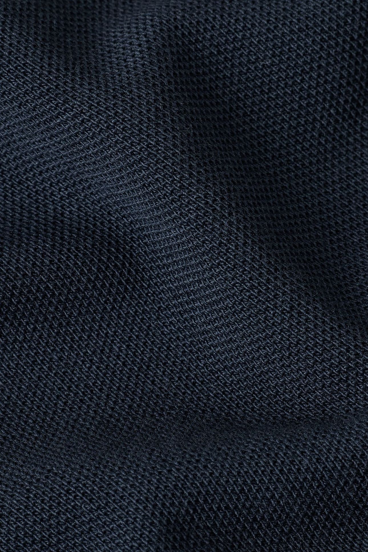 STRIPED COLLAR SLIM POLO S/S BLUE 5