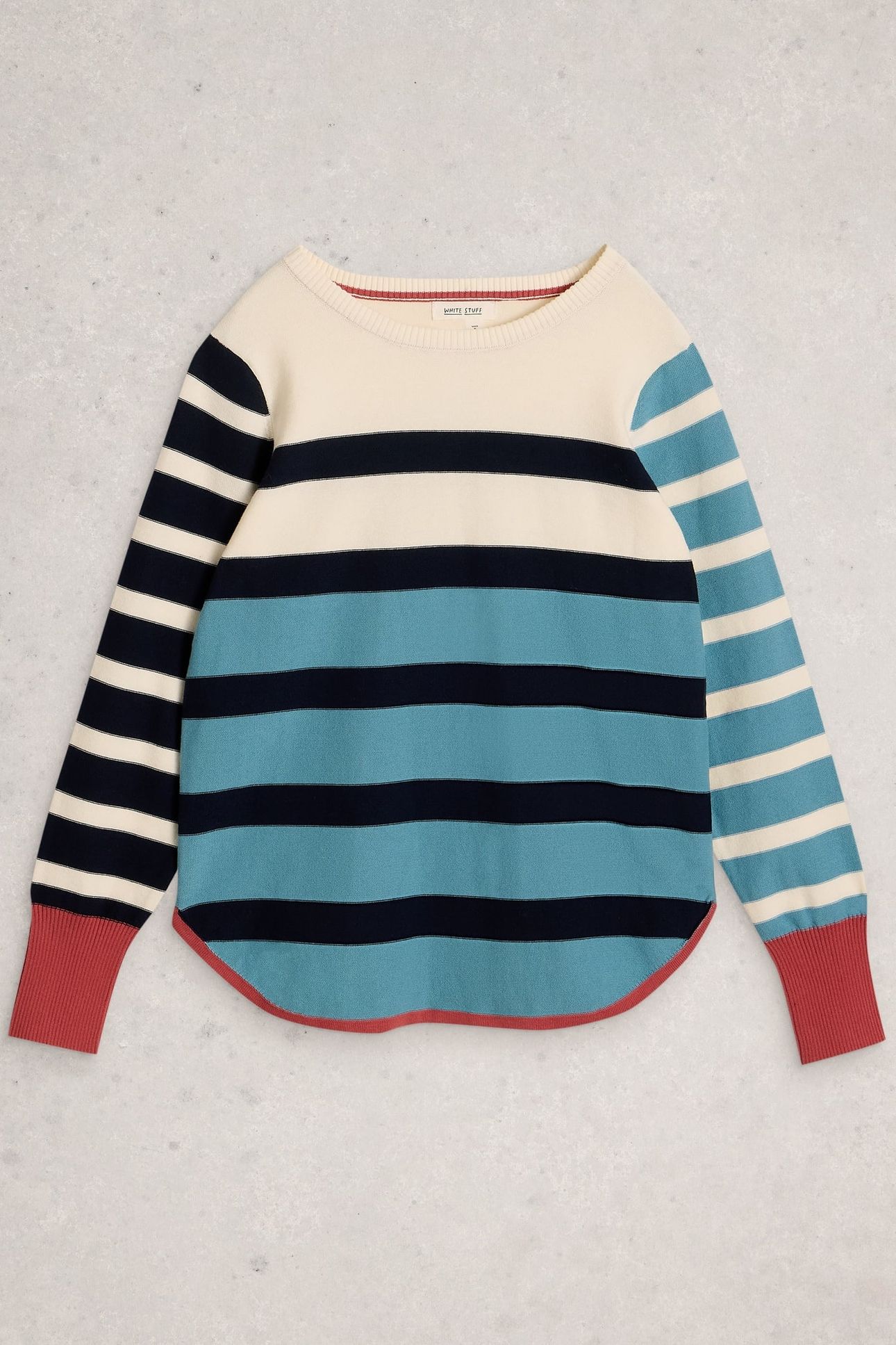 EMILY STRIPE JUMPER BLUE MULTI 1