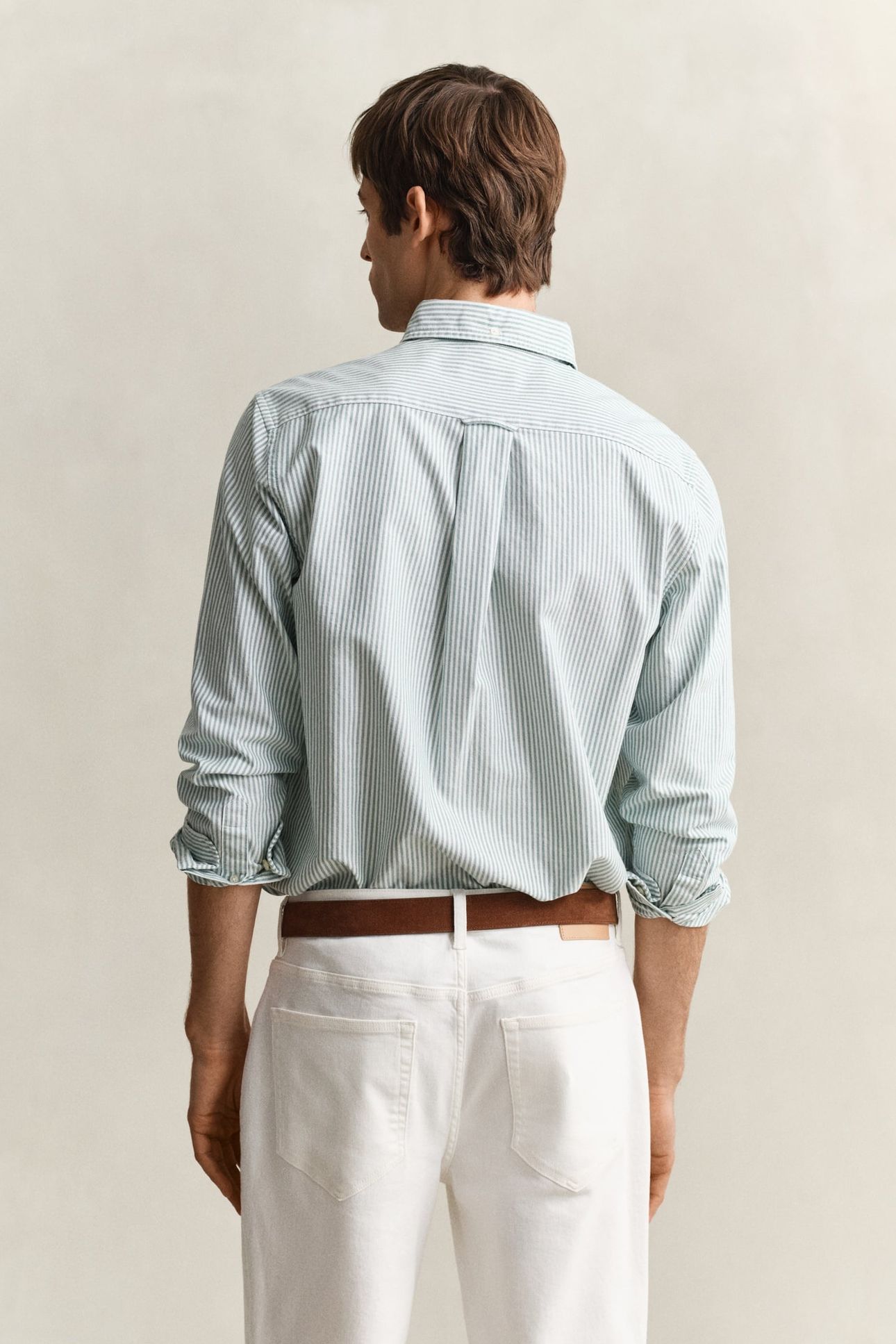 REG CLASSIC OXFORD STRIPE SHIRT BOTANICAL HUE 2