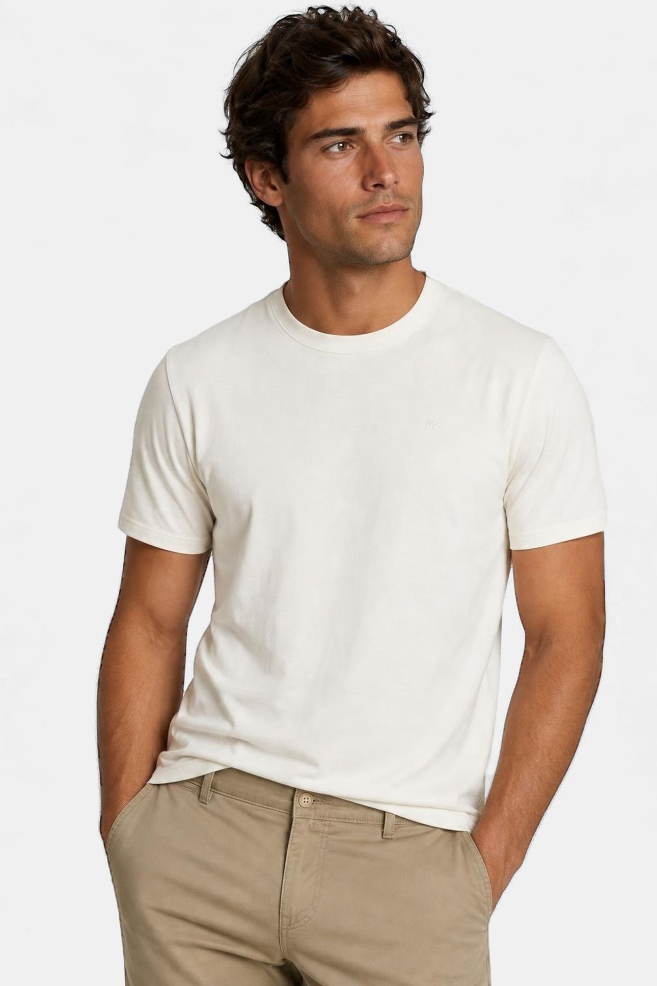 INTERLOCK T-SHIRT OFF WHITE 3