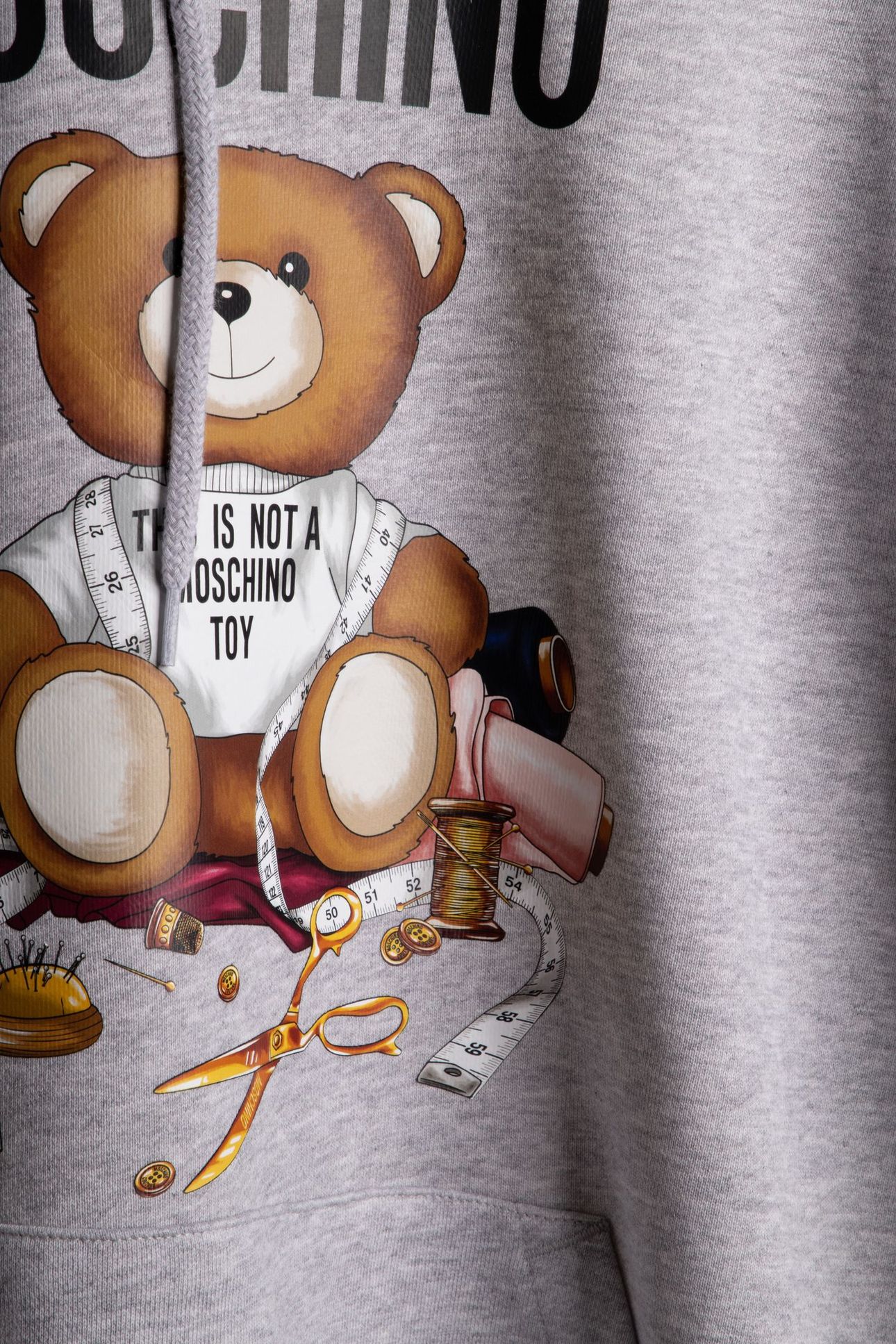 TAILOR TEDDY BEAR HOODIE GREY 4