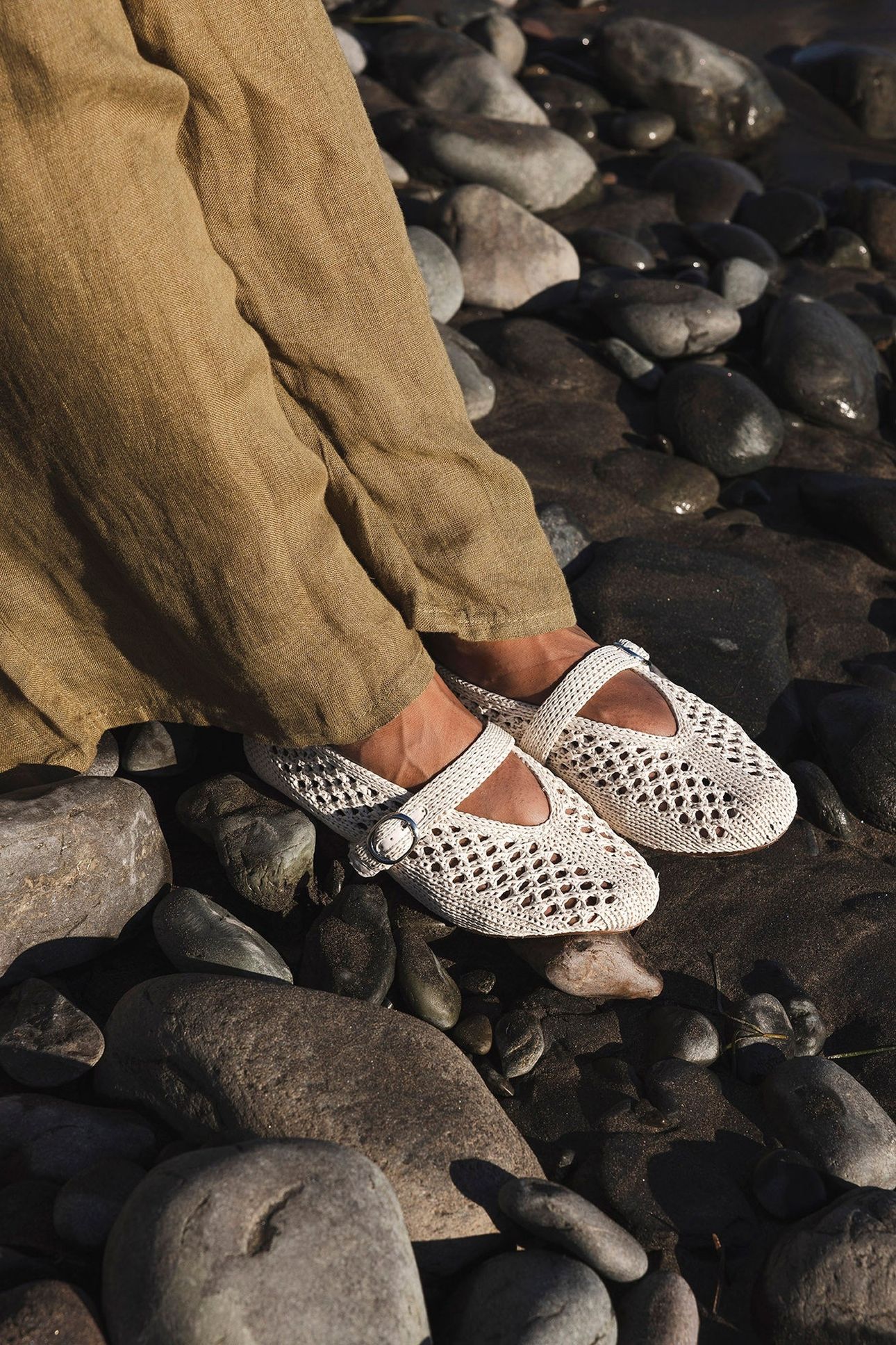 ALARA FLAT SHOES SAND PEARL 7