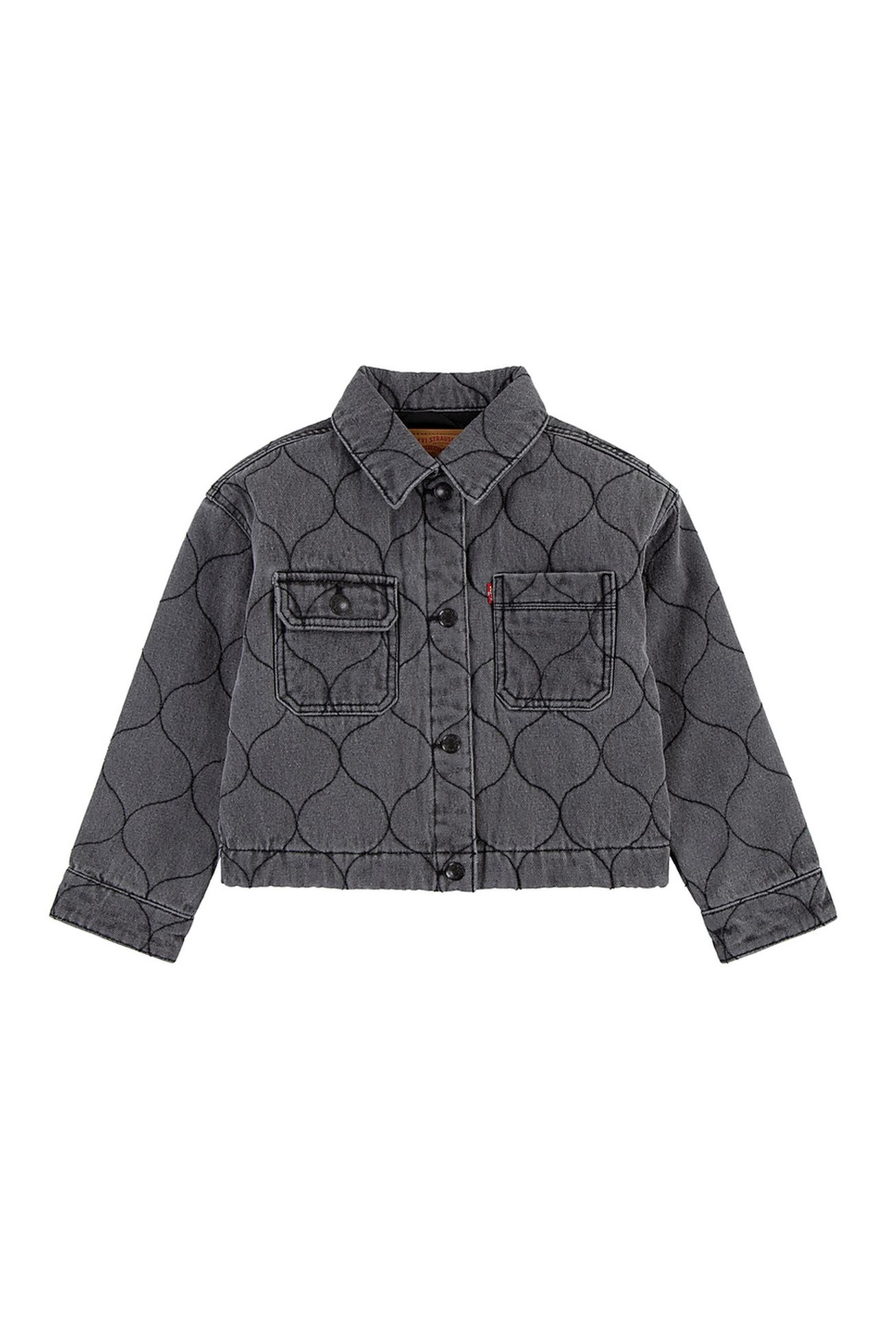 GIRLS QUILTED TRUCKER JACKET FAR FAR AWAY 1
