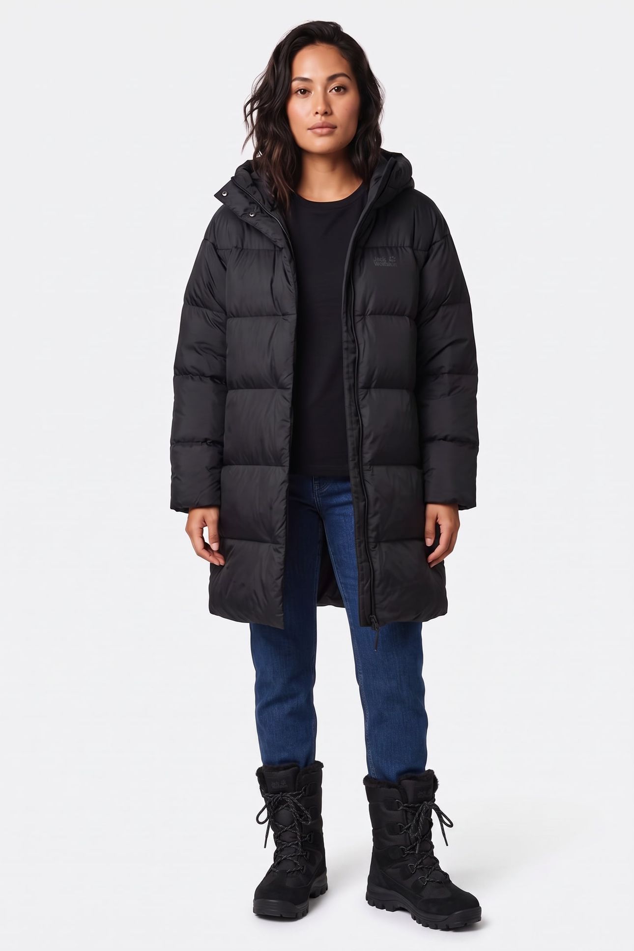 ICY HILL COAT BLACK 1