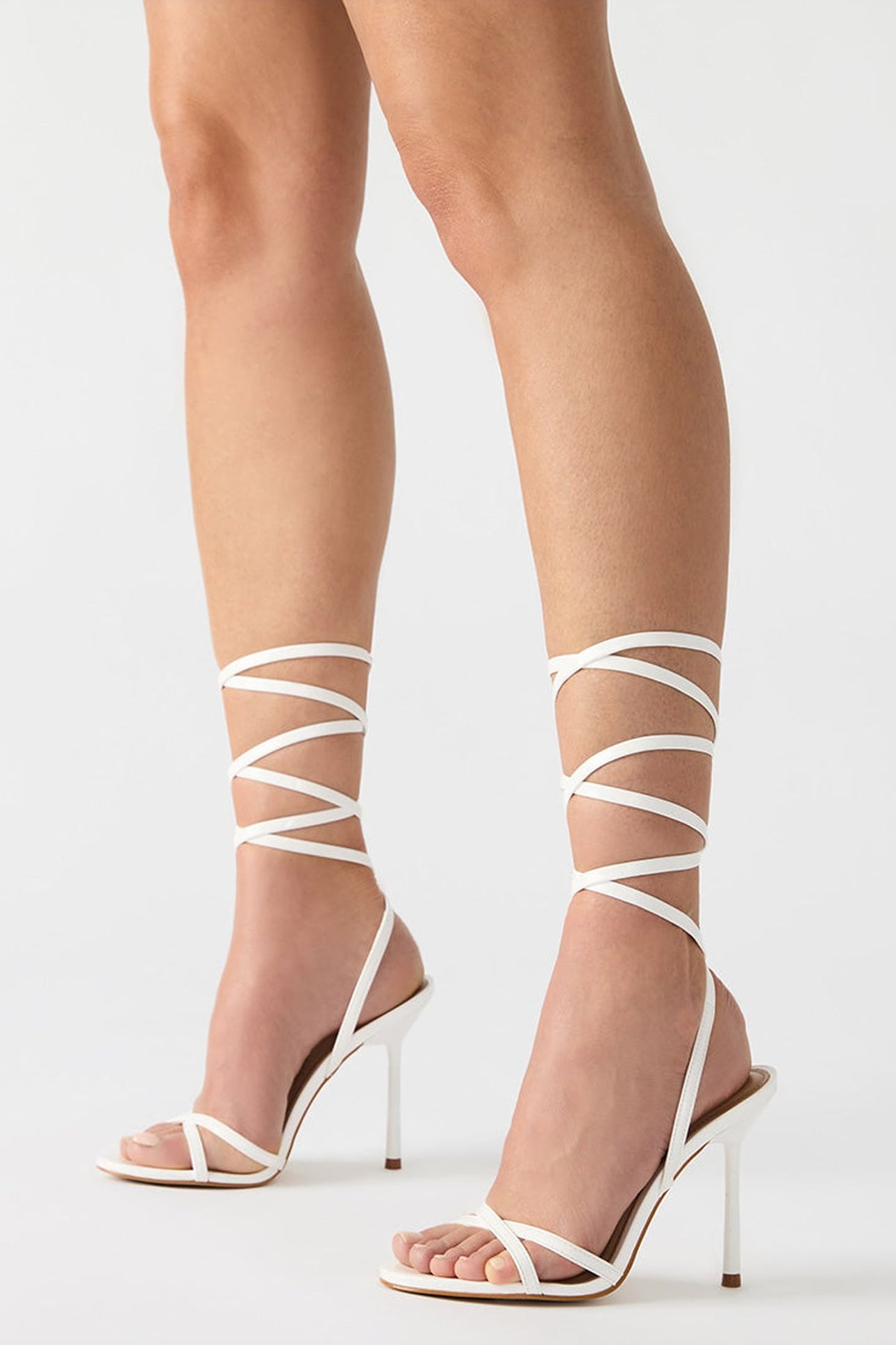 NERI SANDALS WHITE PATENT 4