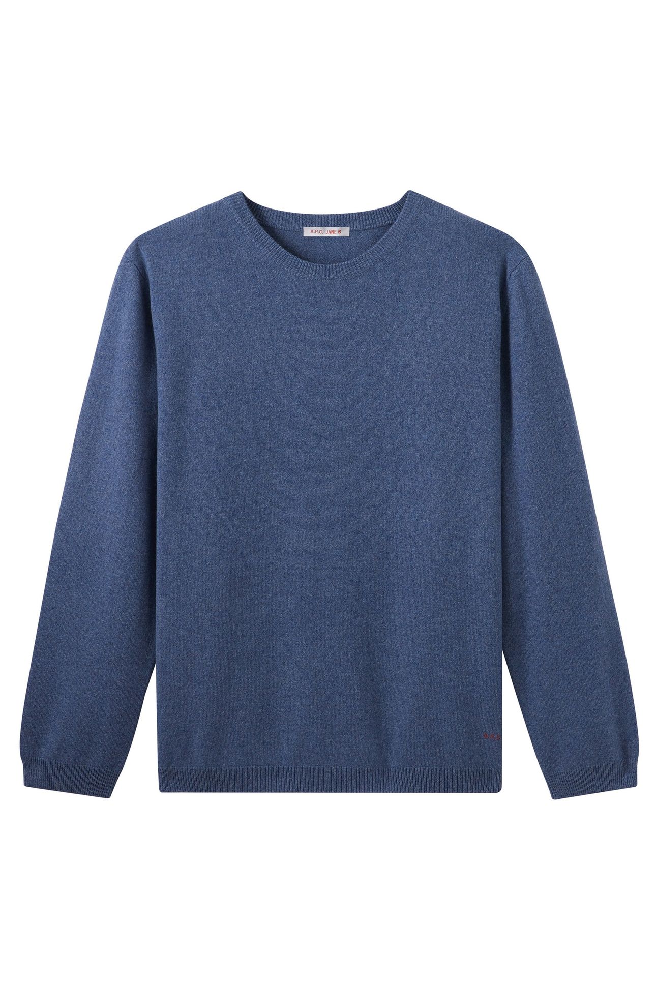 UNISEX SWEATER BARRY HEATHERED STEEL BLUE 2