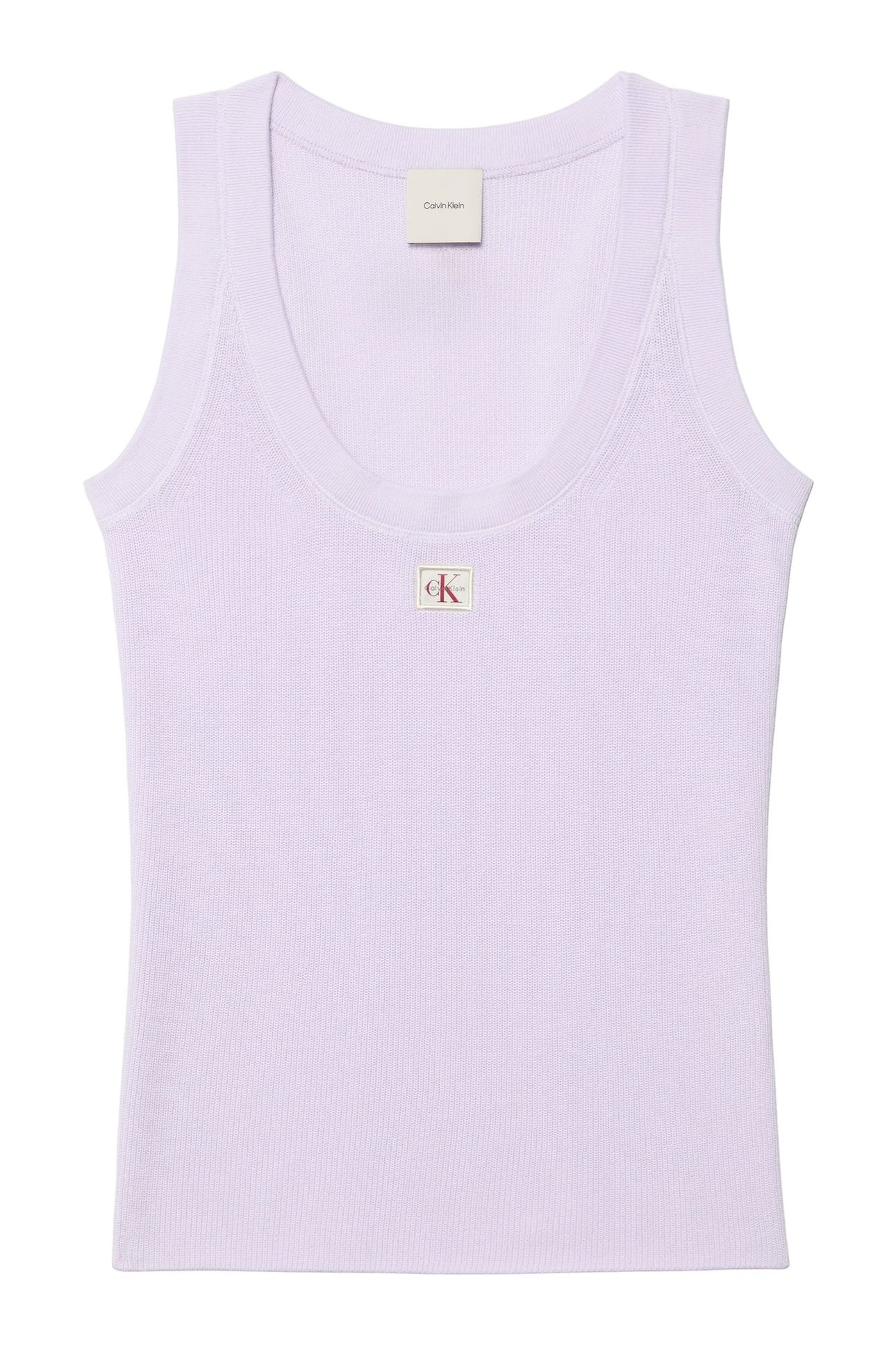 WOVEN LABEL TANK ISLAND LILAC 4