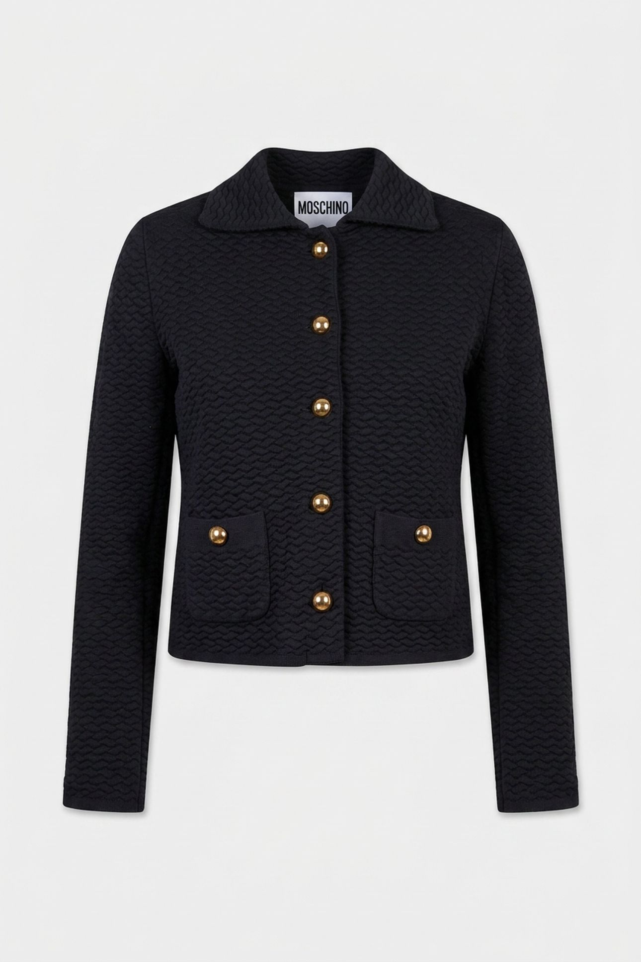 KNITTED JACKET BLACK 3