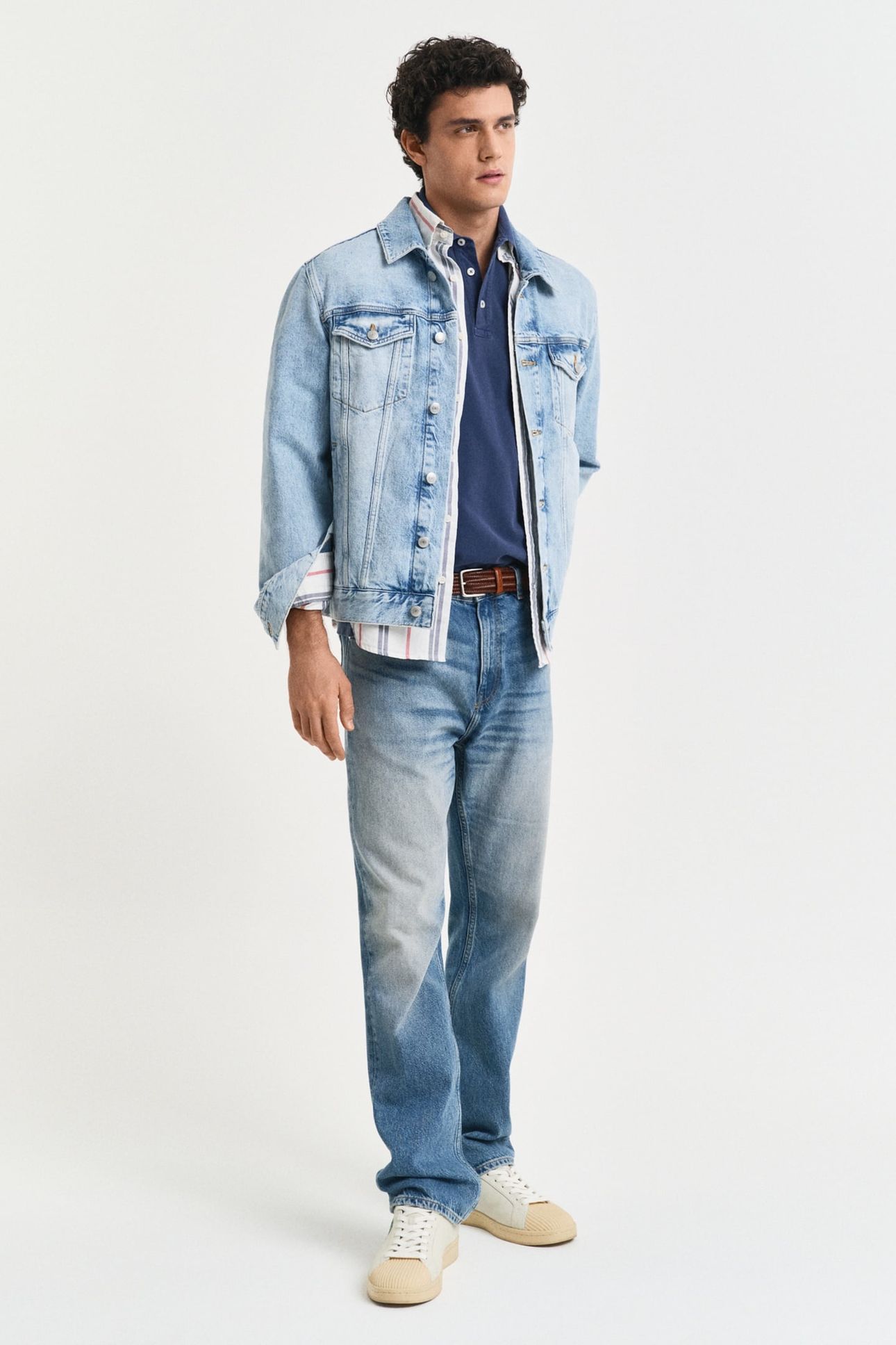 SUNFADED SS POLO PERSIAN BLUE 4
