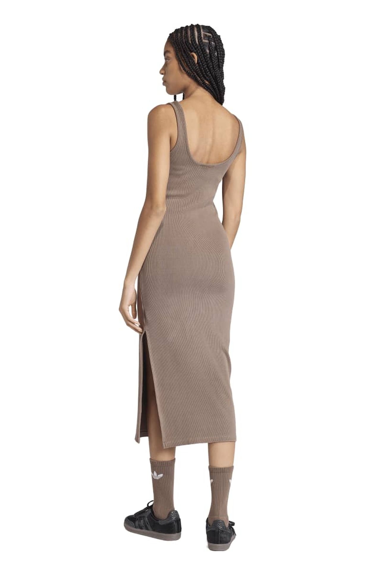 ESSENTIAL RIB DRESS EARTH STRATA 3