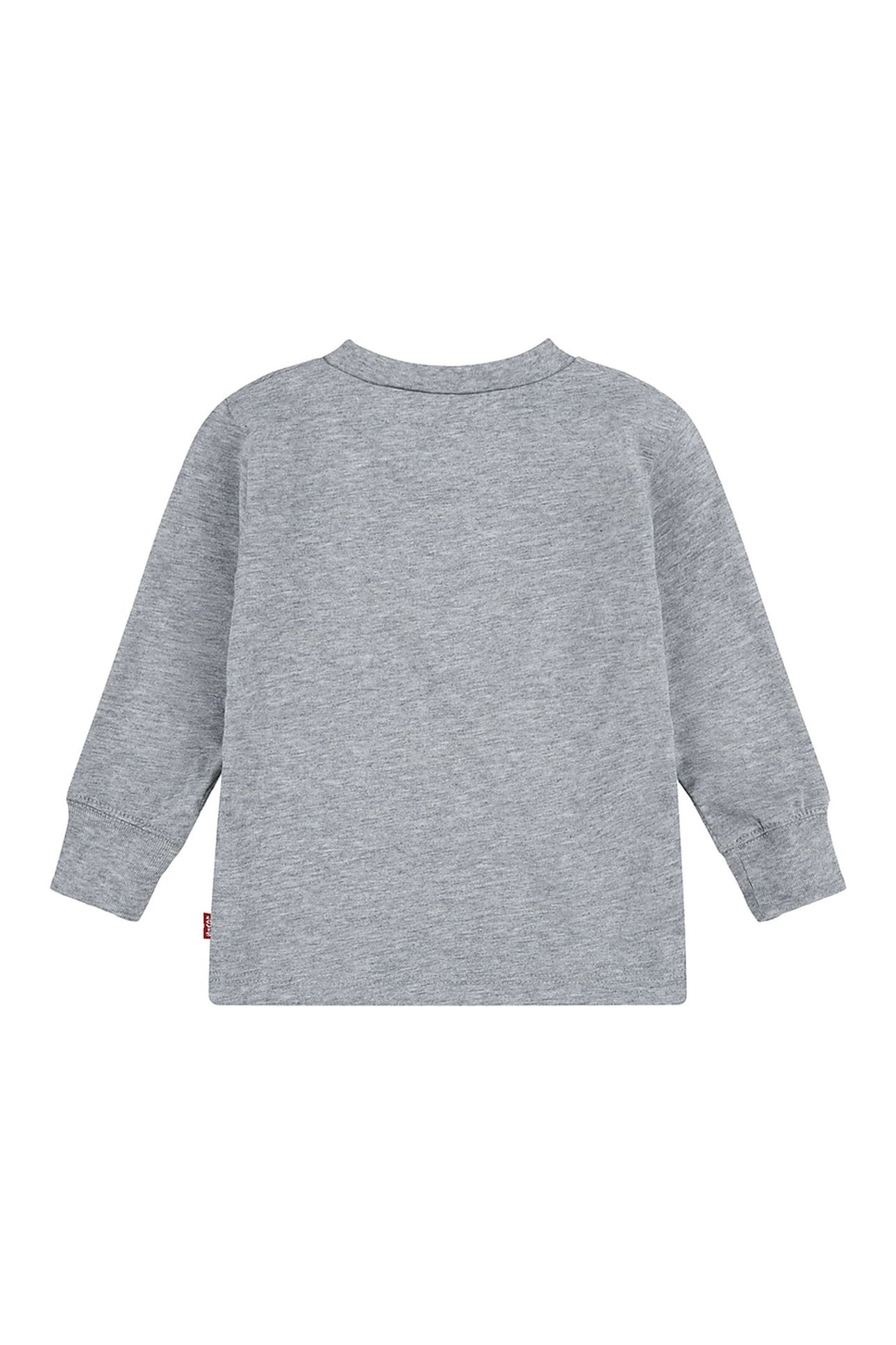 BOYS L/S BATWING TEE GREY HEATHER 2