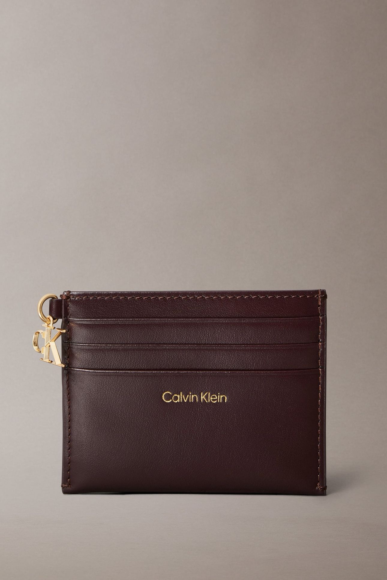 CK ZIP CARDCASE 6CC FUDGE 1