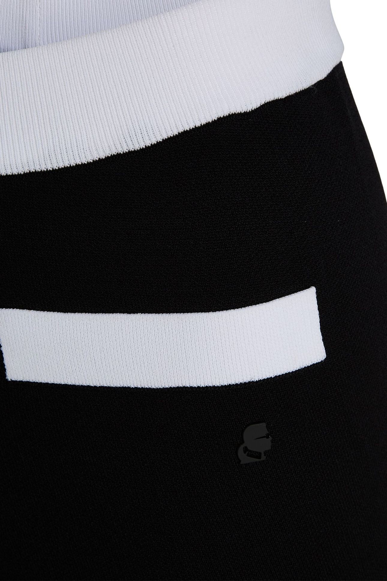 CLASSIC KNIT PANTS BLACK/WHITE 6