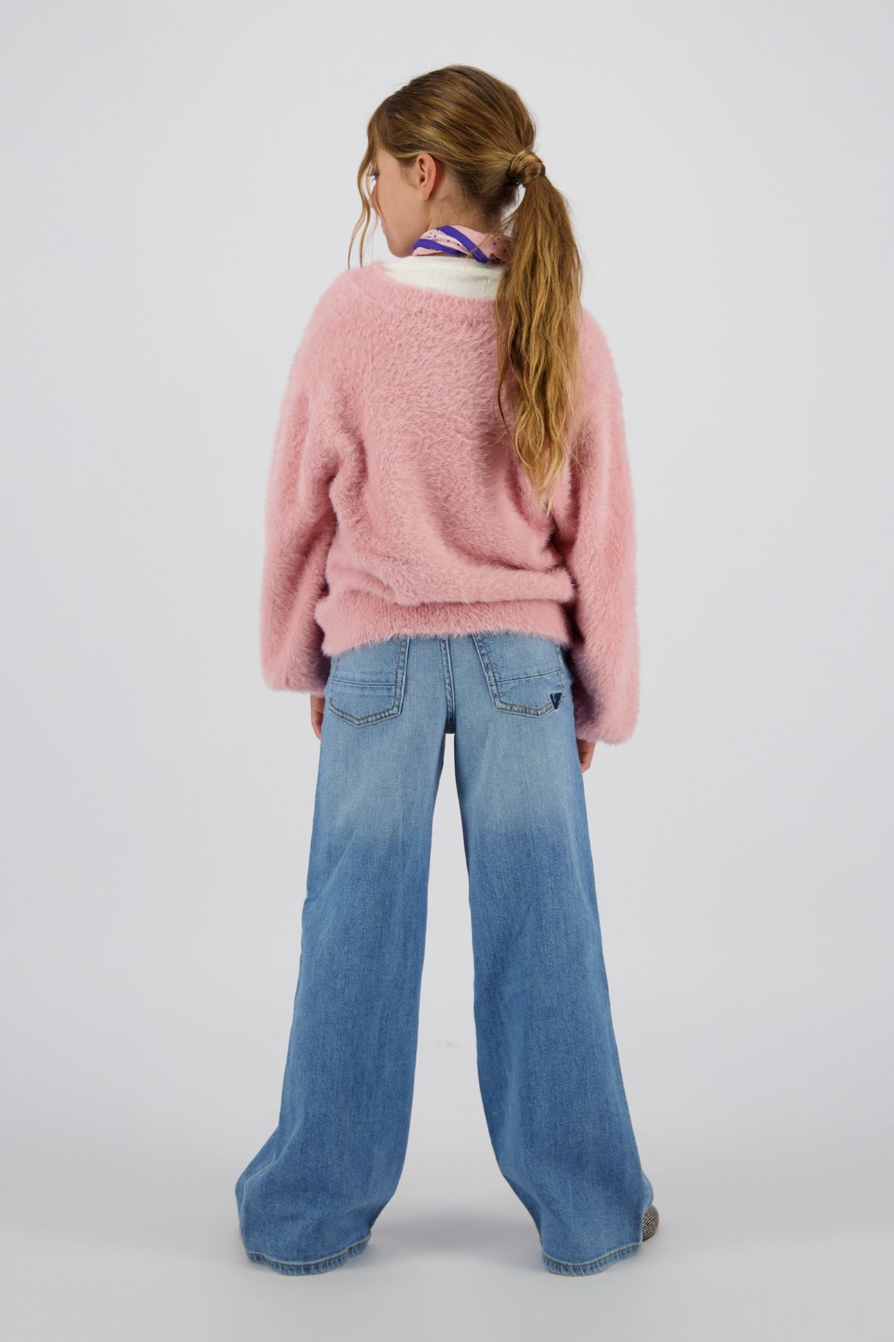 GIRLS MONIQUE CARDIGAN BLEACHED MAUVE 2