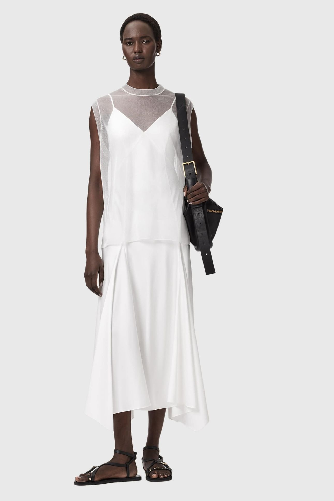 AVA DRESS CHALK WHITE 4