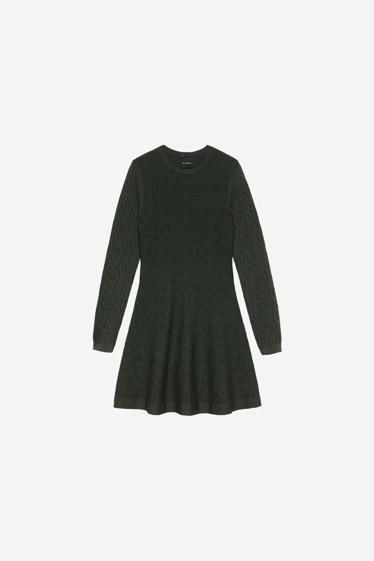 JIRO DRESS CHARCOAL 1