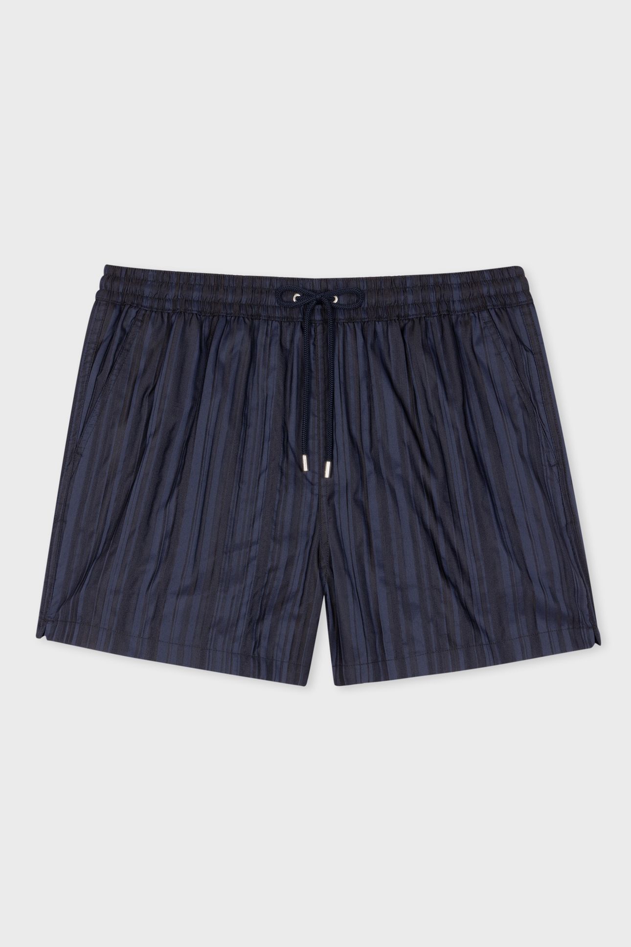 MEN SWIM SHORT SHAD STRP NAVY 1