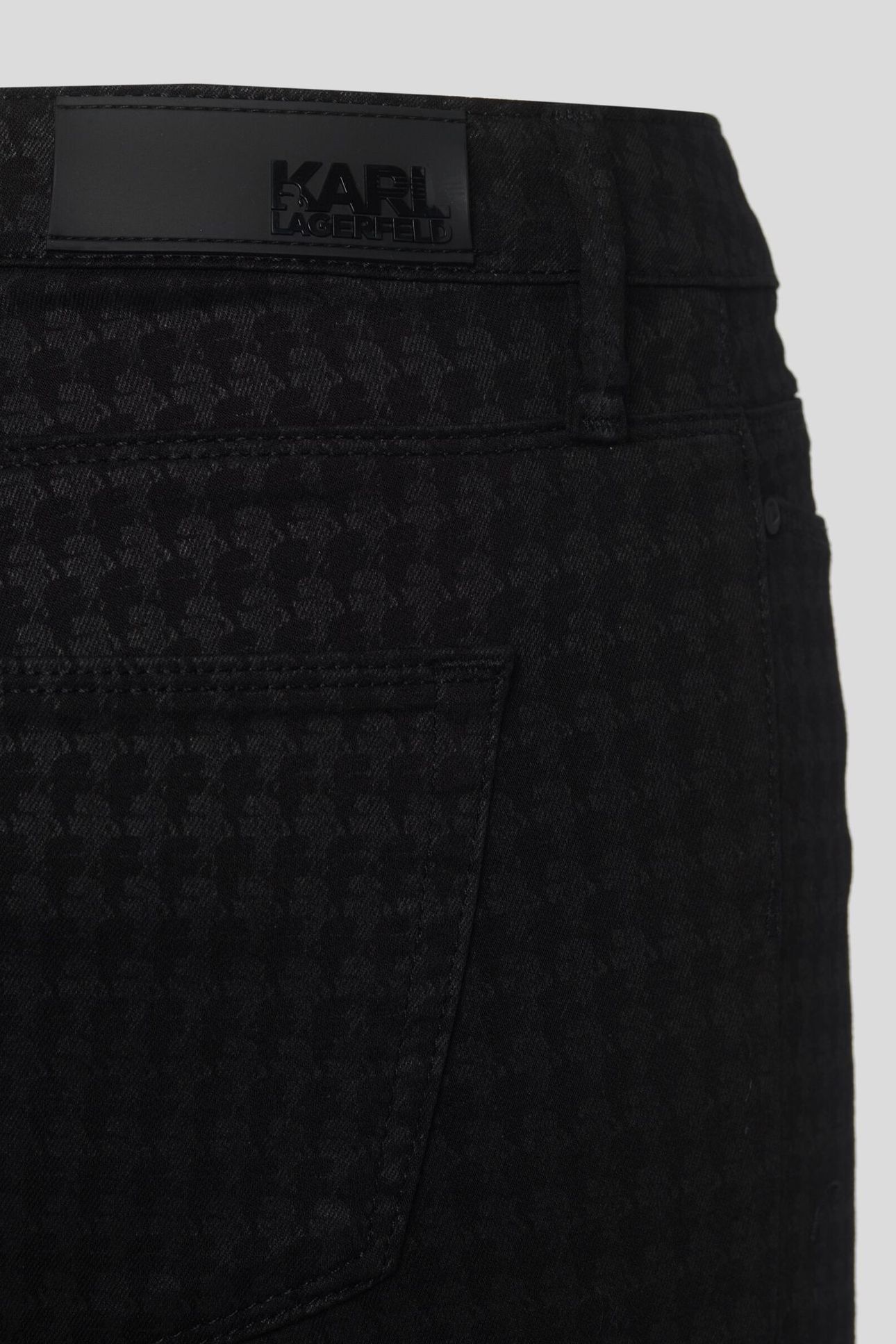 IKONIK HEAD AOP DENIM BLACK 5