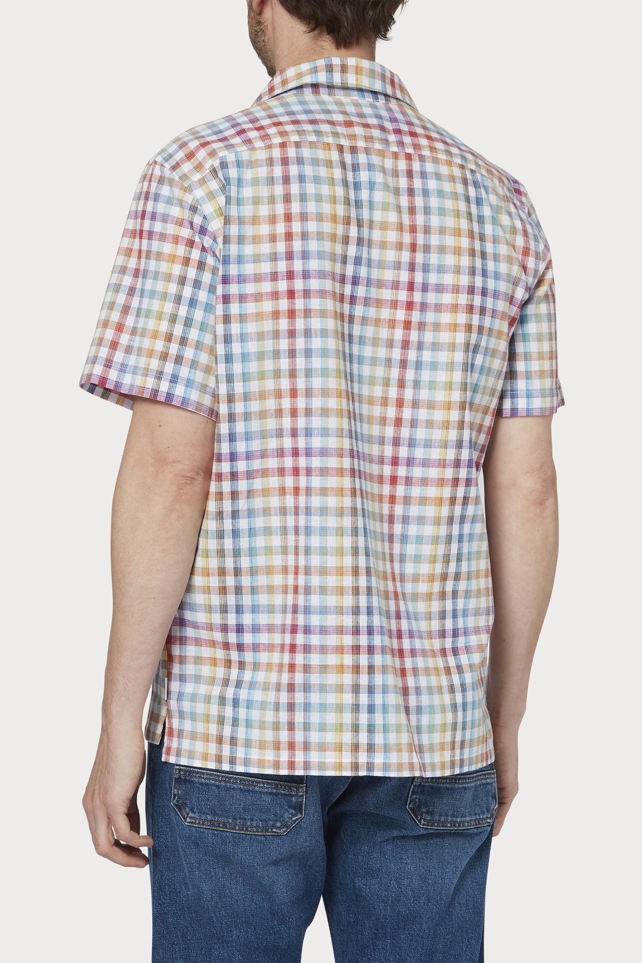 MENS SS CASUAL FIT SHIRT OFF WHITE 2