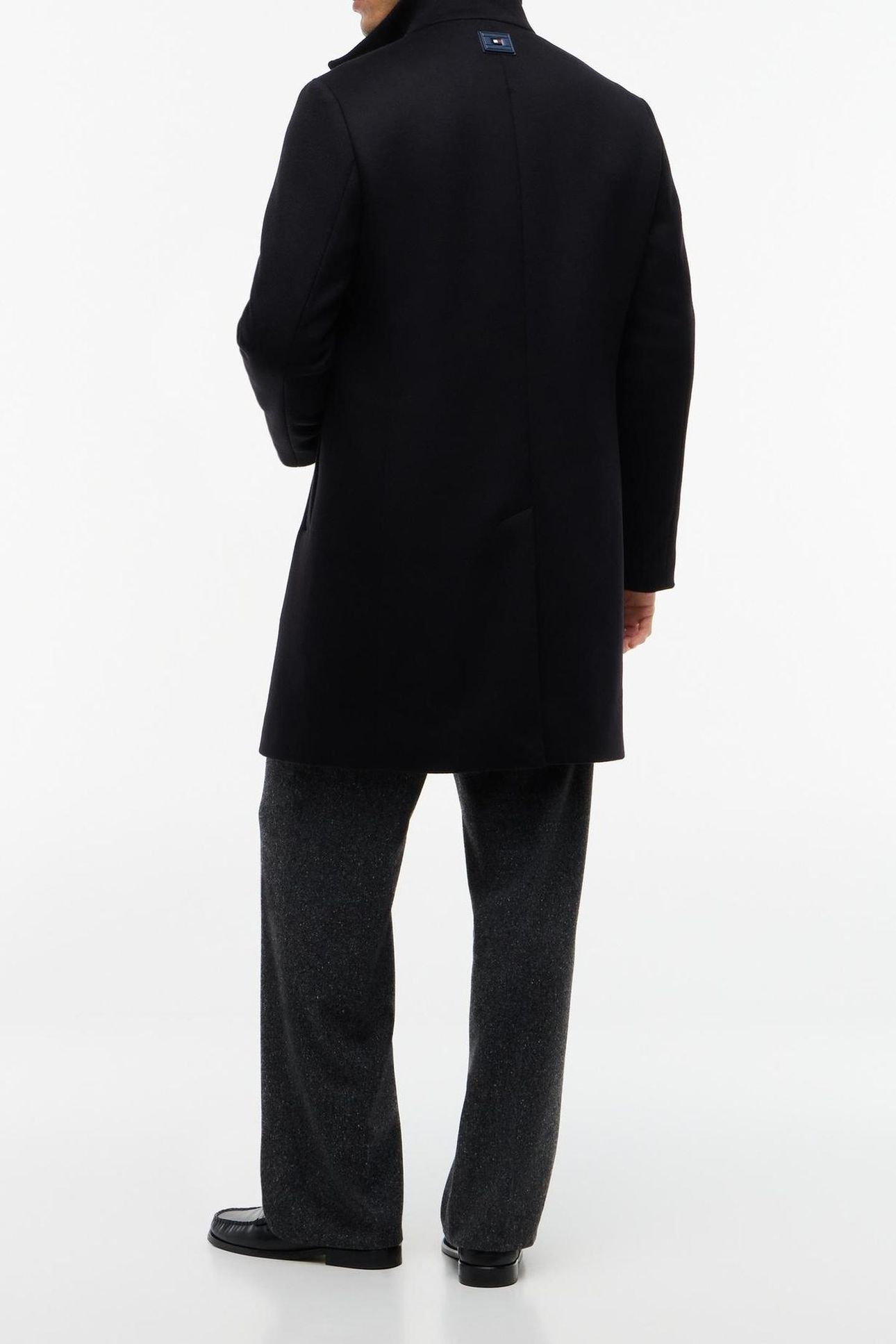 NY WOOL STAND COLLAR BLACK 3