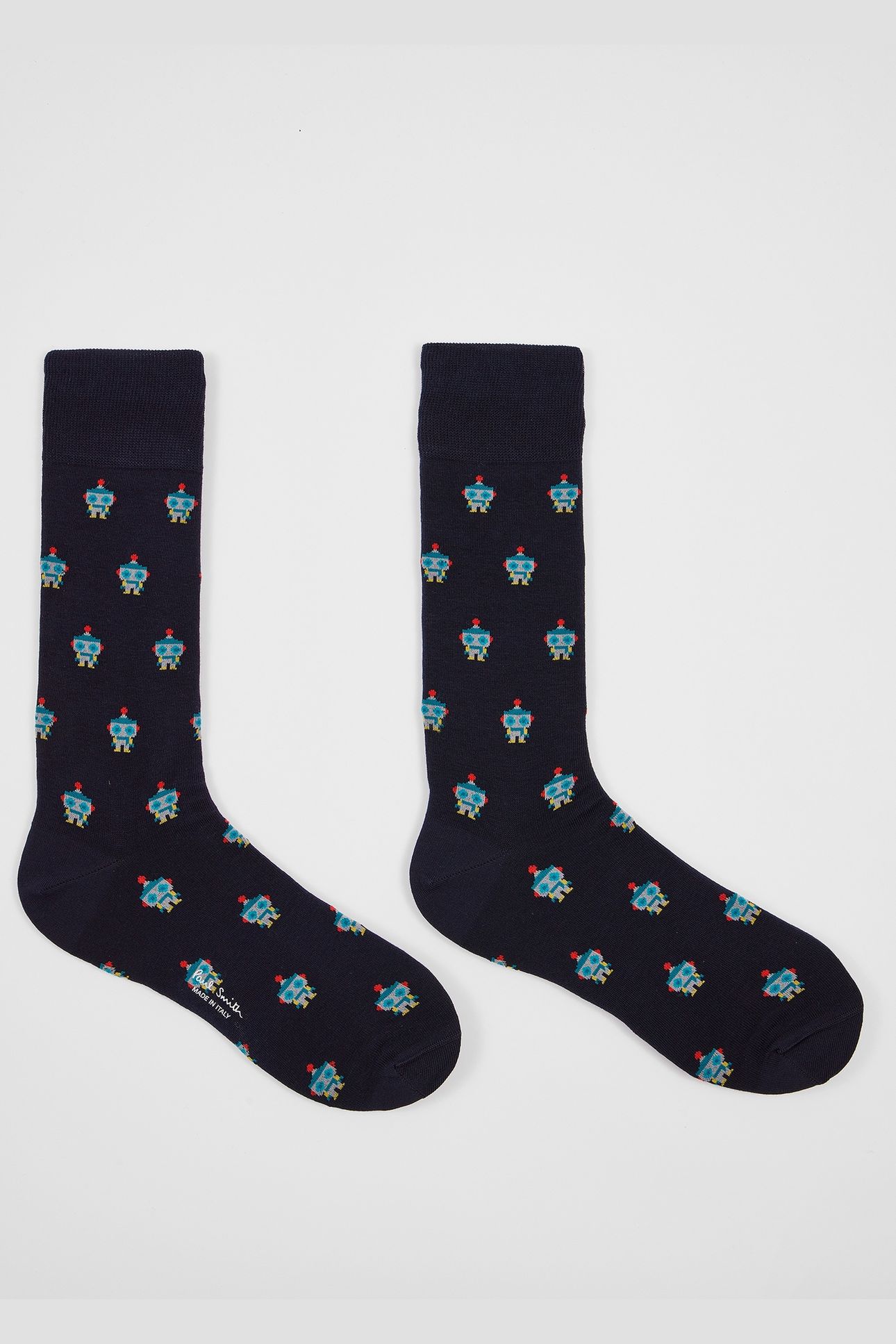 MEN SOCK 3 PACK NOVELTY NAVY 8