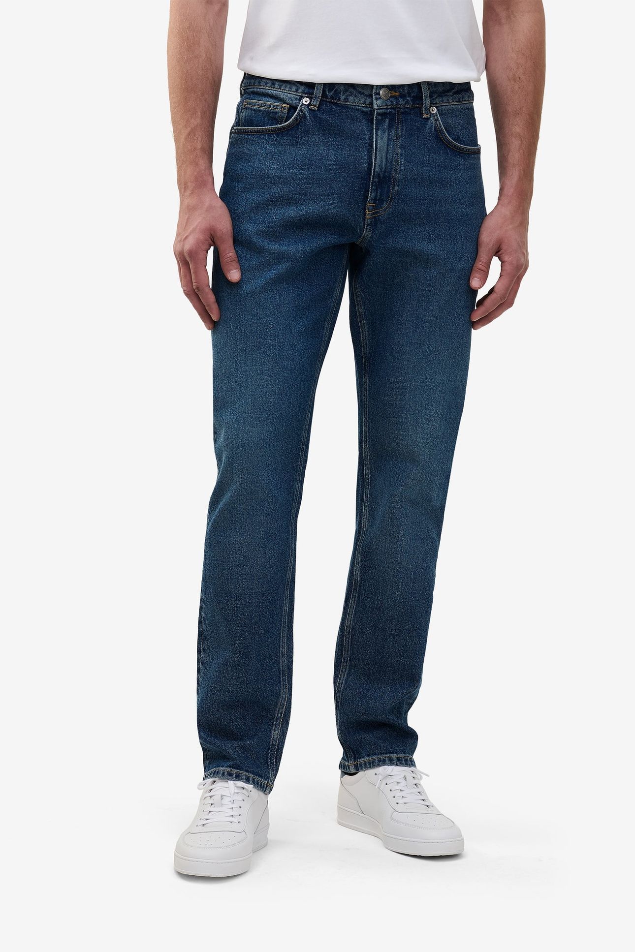 YAMANE HEAVYWEIGHT DENIM COTTON-STRETCH BLUE 1