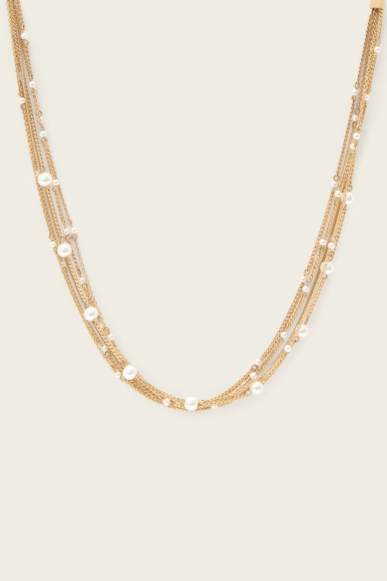 RAE NECKLACE ANTIQUE GOLD 2