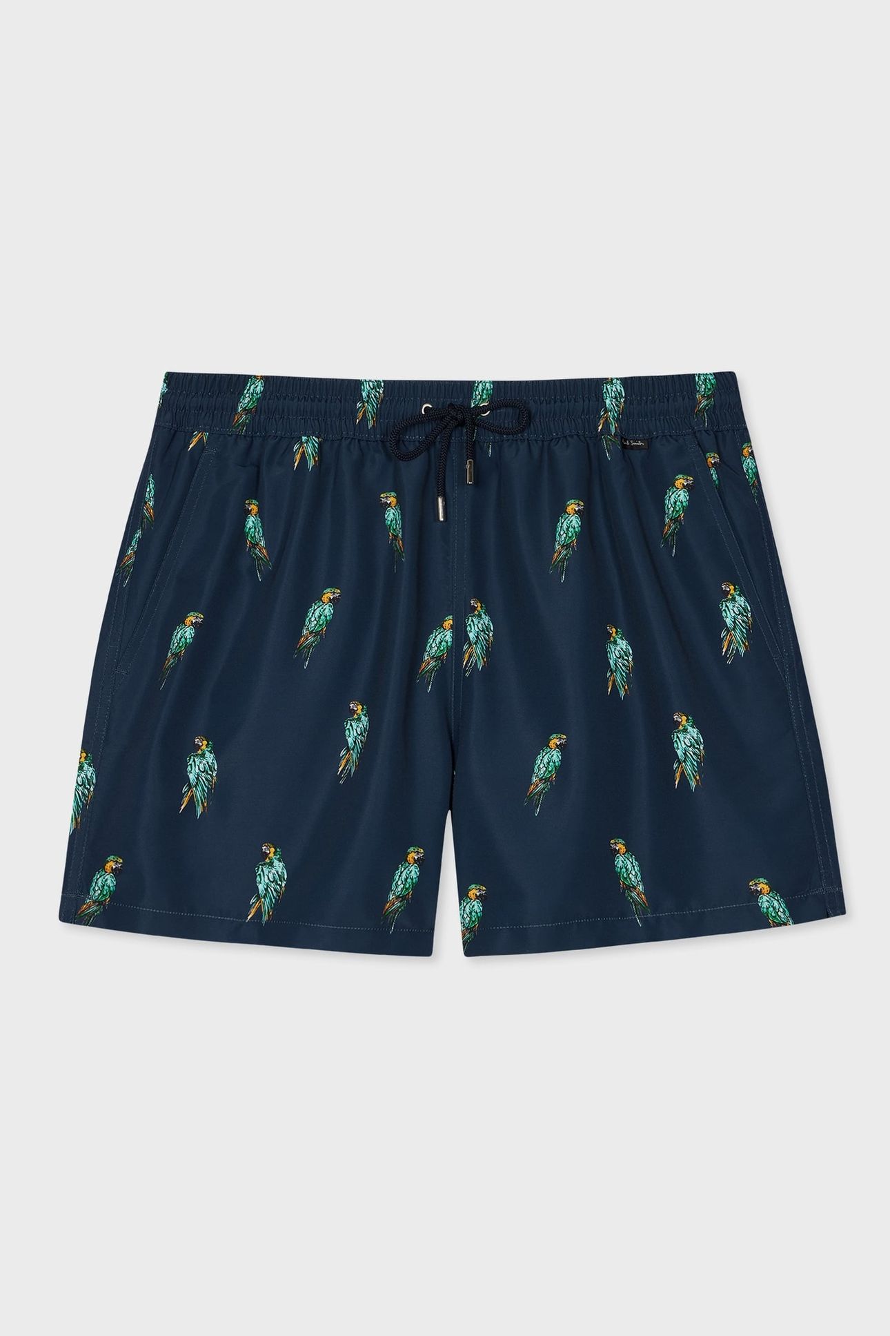 MEN SWIM SHORT PARROTS NAVY 1