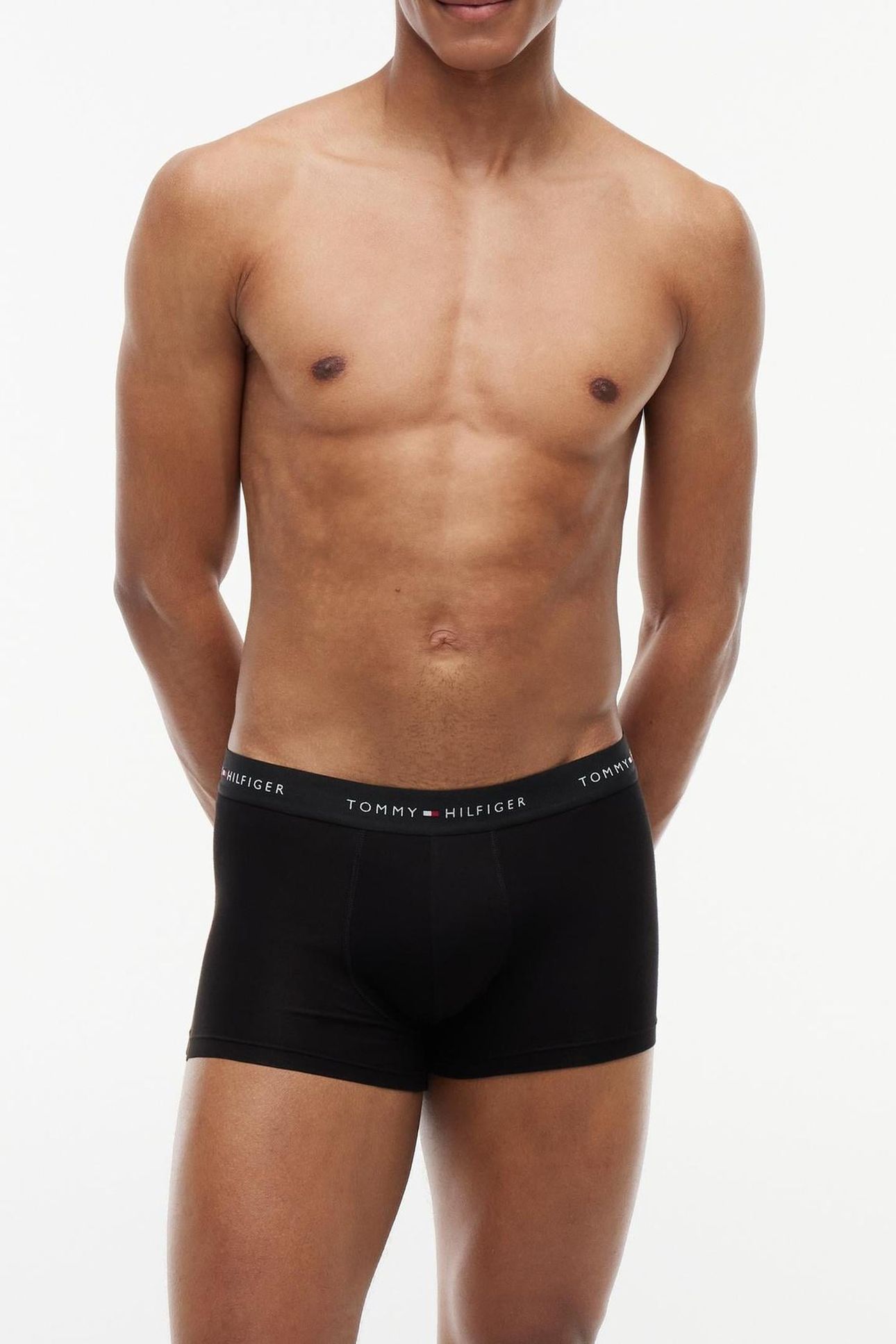 3-PACK WAISTBAND TRUNK GREY HEATHER/BLACK/WHITE 5
