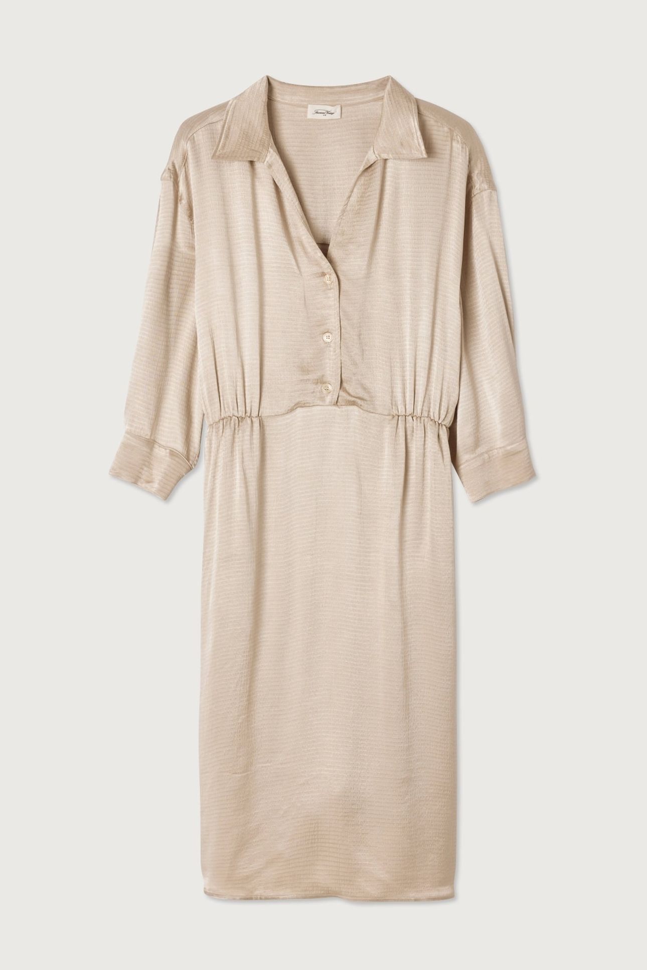 SHANING DRESS ECRU 1