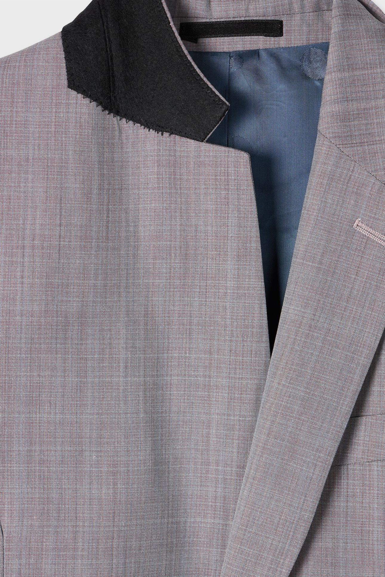 MENS TAILORED FIT 2 BUTTON SUIT TAUPE 3