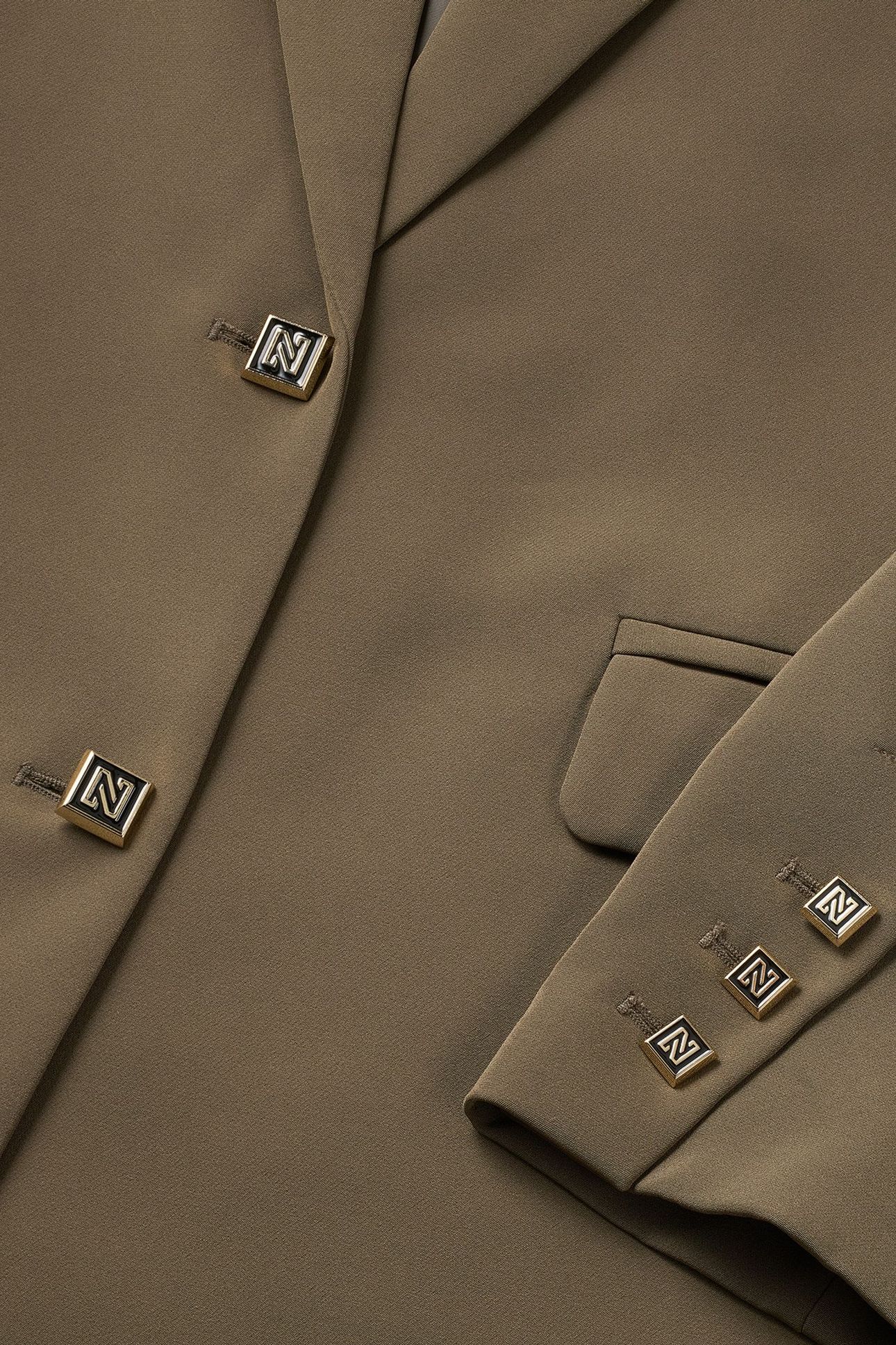 MAX BLAZER ARMY BROWN 3