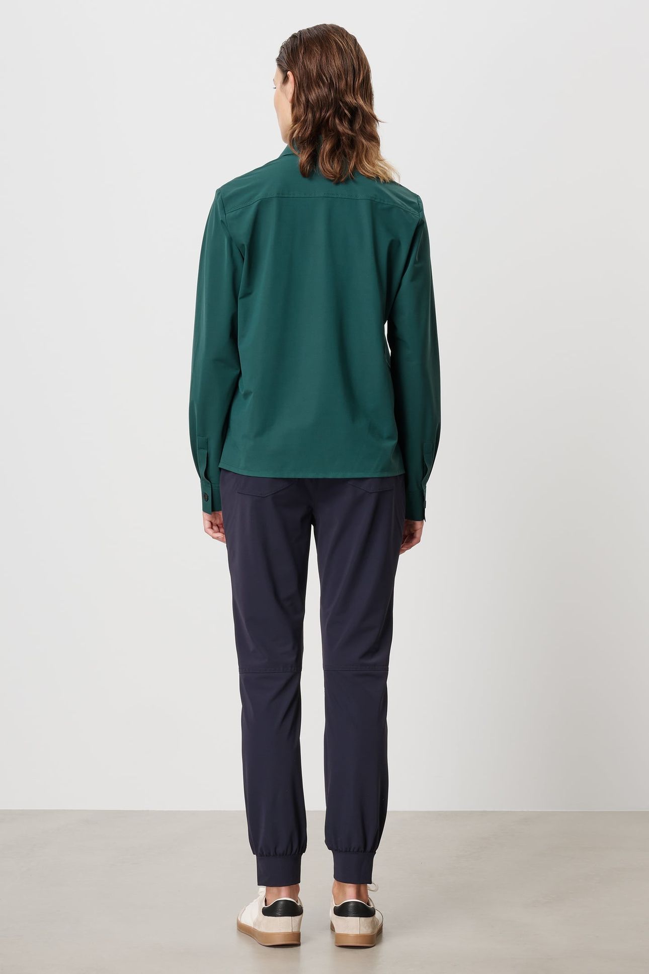 AVON BOXY SHIRT PINE GREEN 4