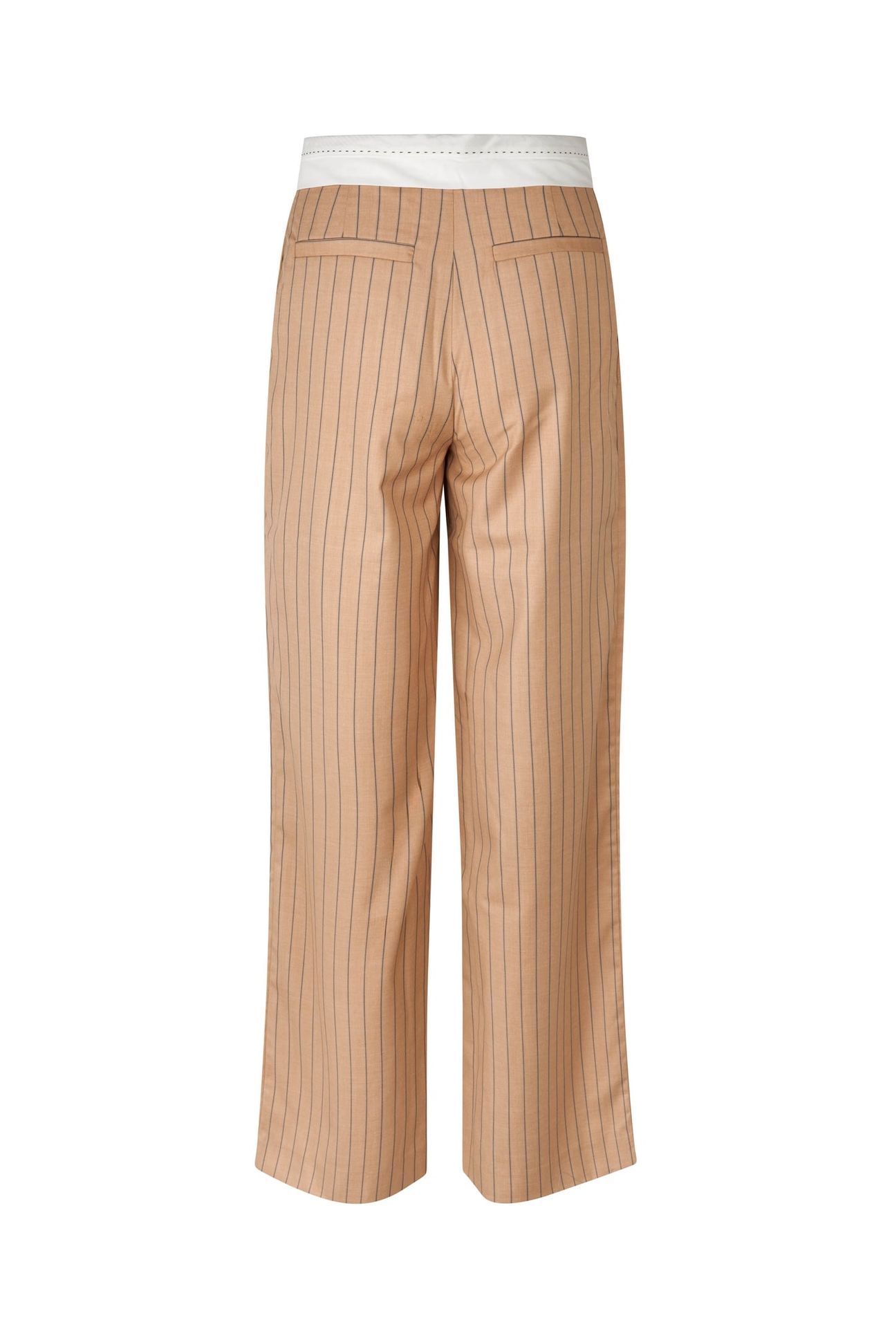 REVERSED WIDE LEG PANTS MULTI STRIPES 6