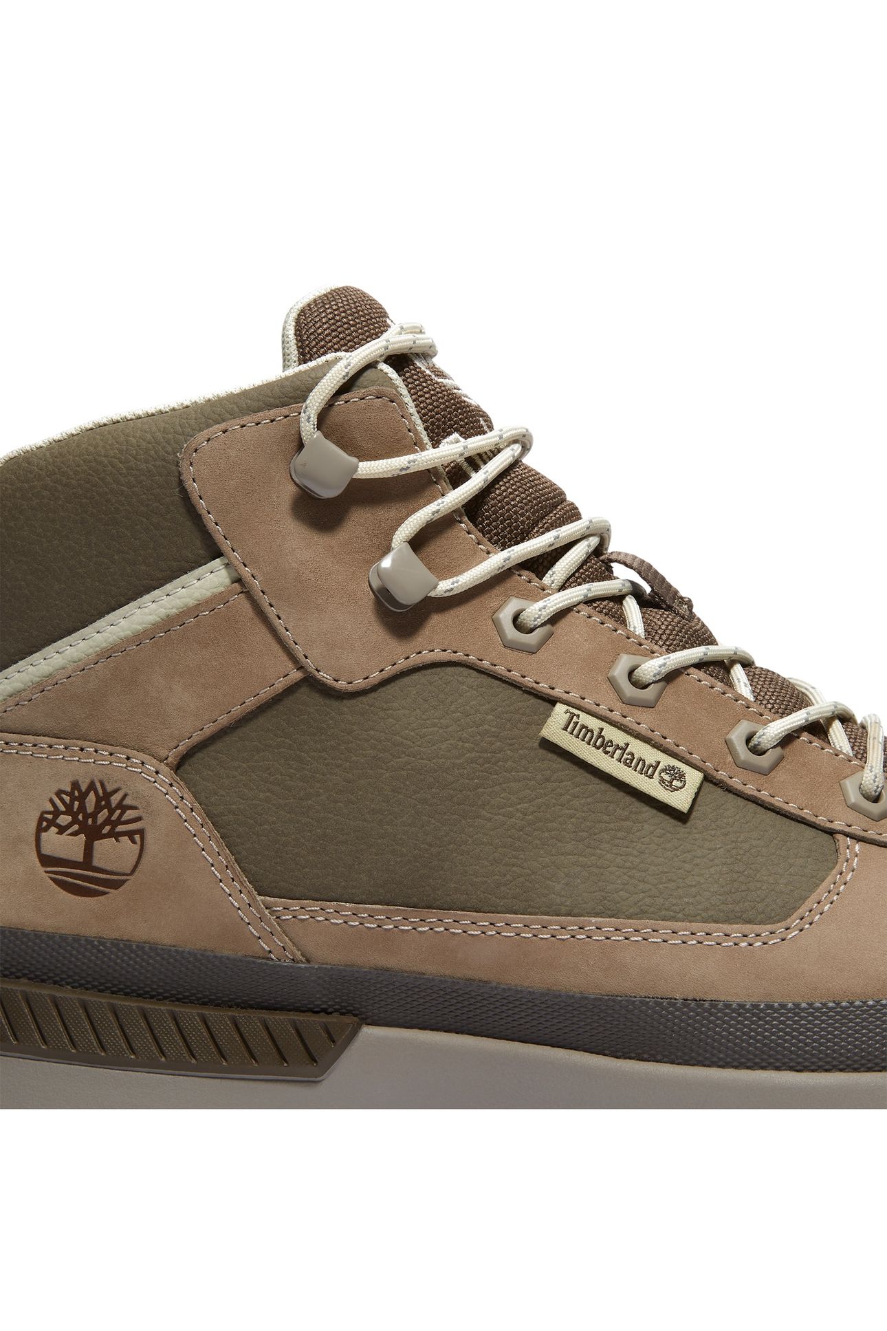 FIELD TREKKER MID LACE UP SNEAKER MD GREY NUBUCK BROWN 9