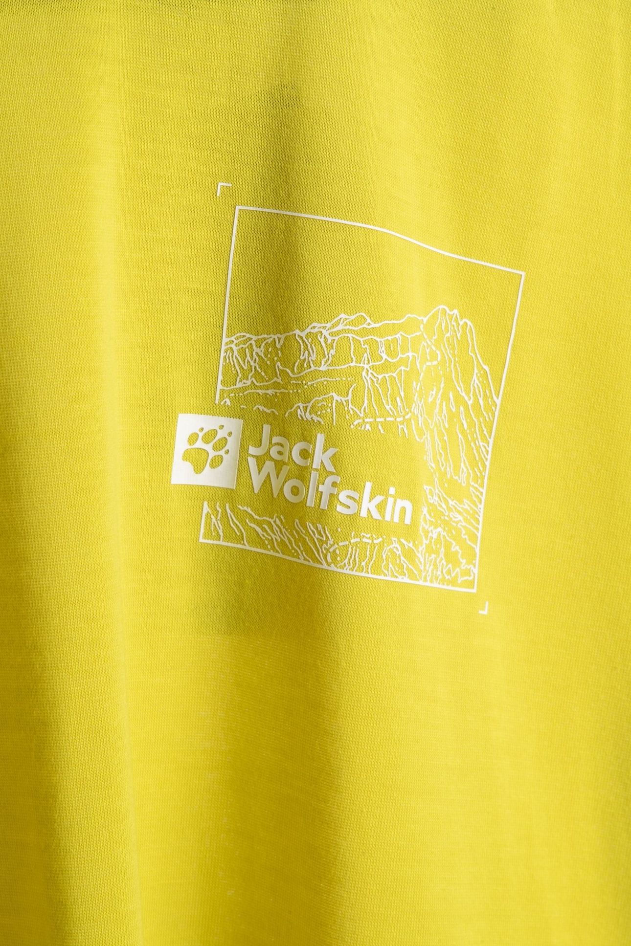 VONNAN GRAPHIC T-SHIRT PEAK TRAIL CHARTREUS 4