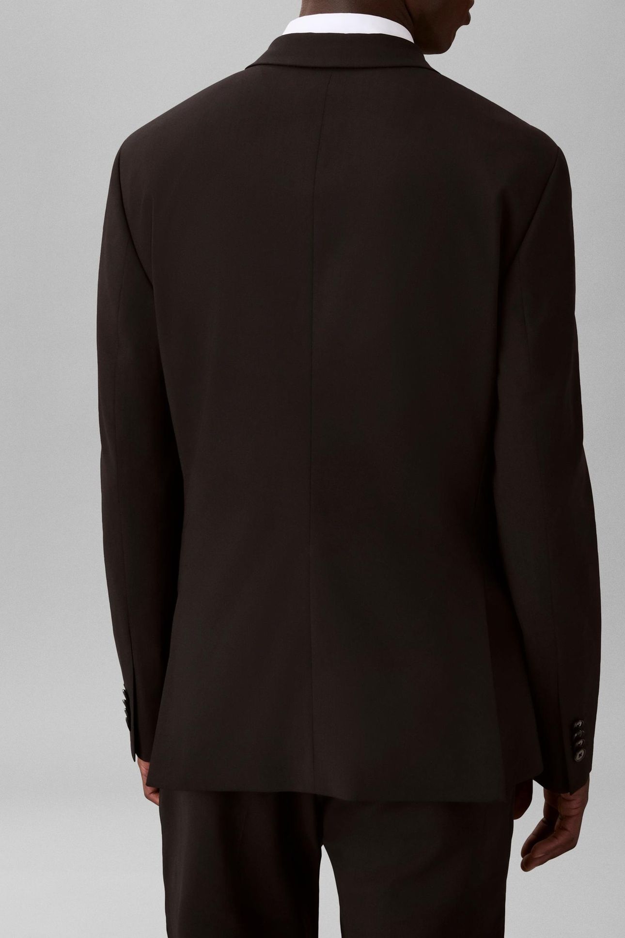 LS ITALIAN WOOL BLEND BLAZER BLACK 2
