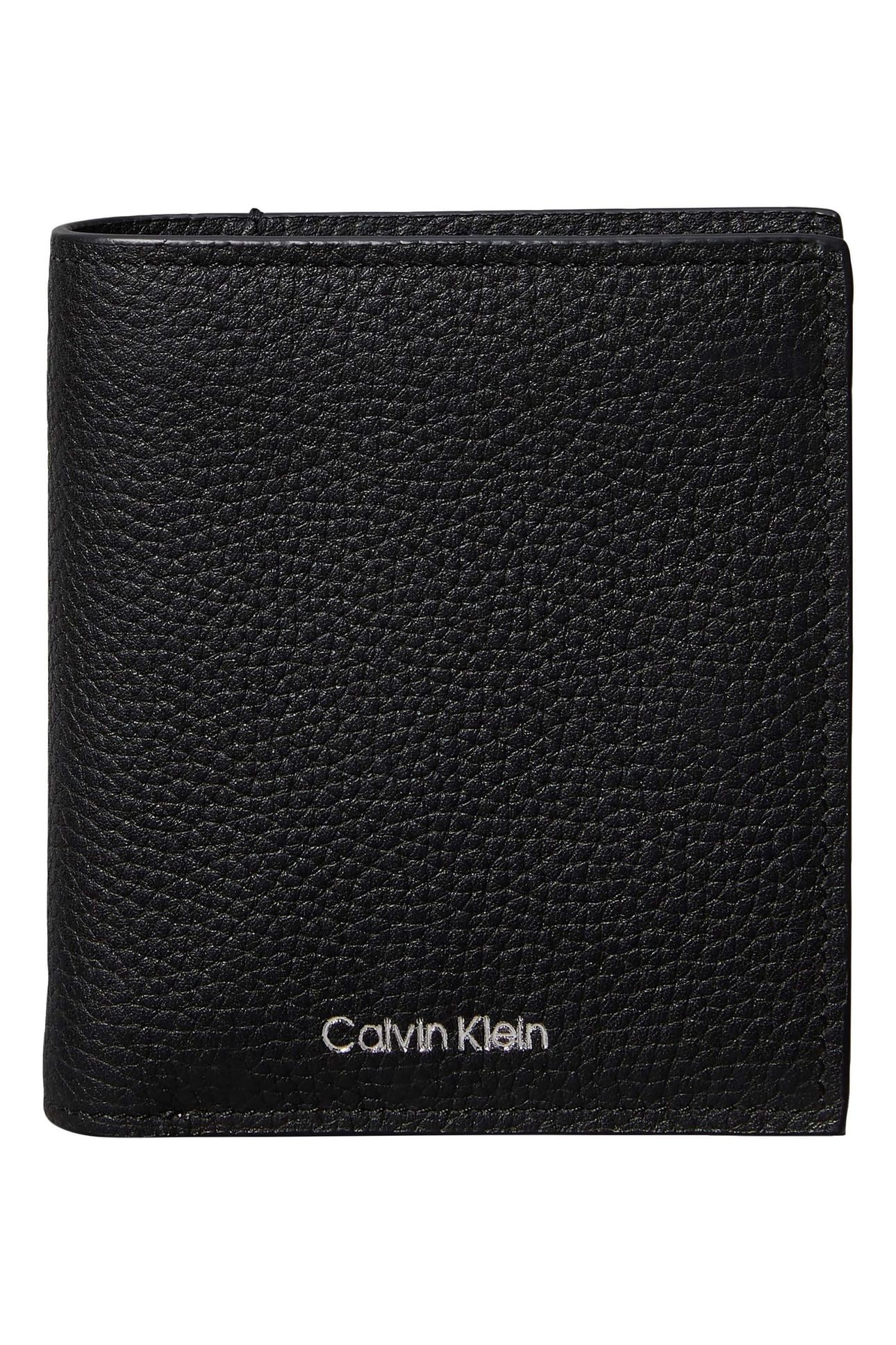 FOIL EMBOSS SLIM TRIFOLD WALLET BLACK 4