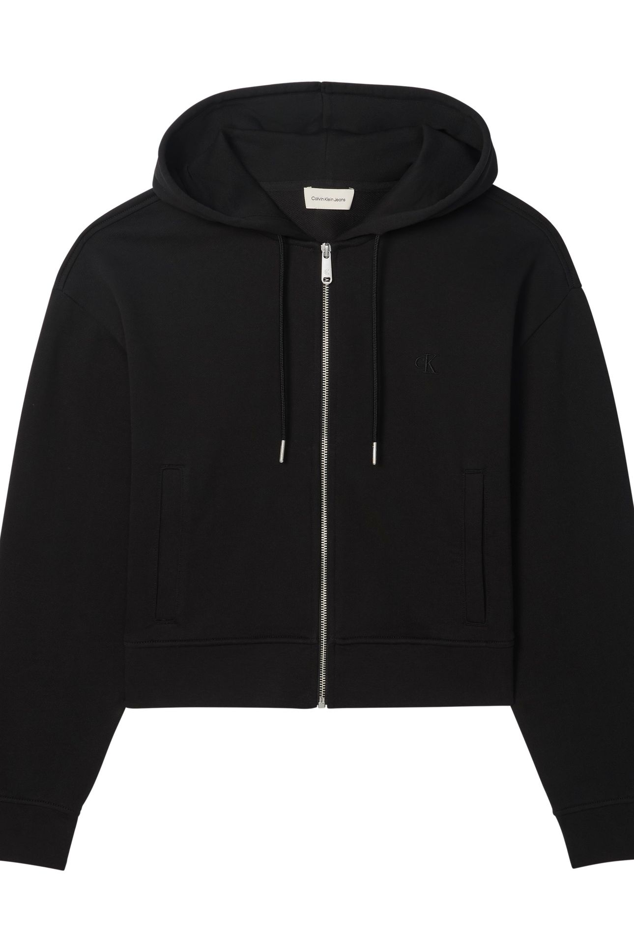 LS MONOGRAM TERRY CREW BLACK 4